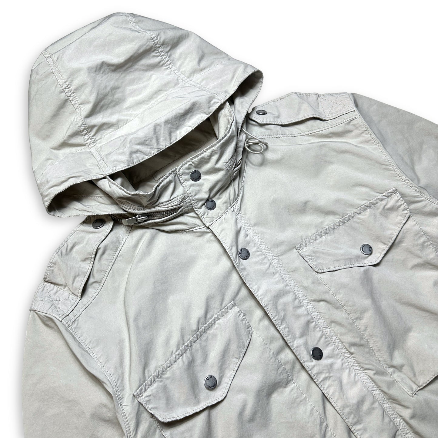 CP Company Off White Multi Pocket Watch Viewer Jacket - Large