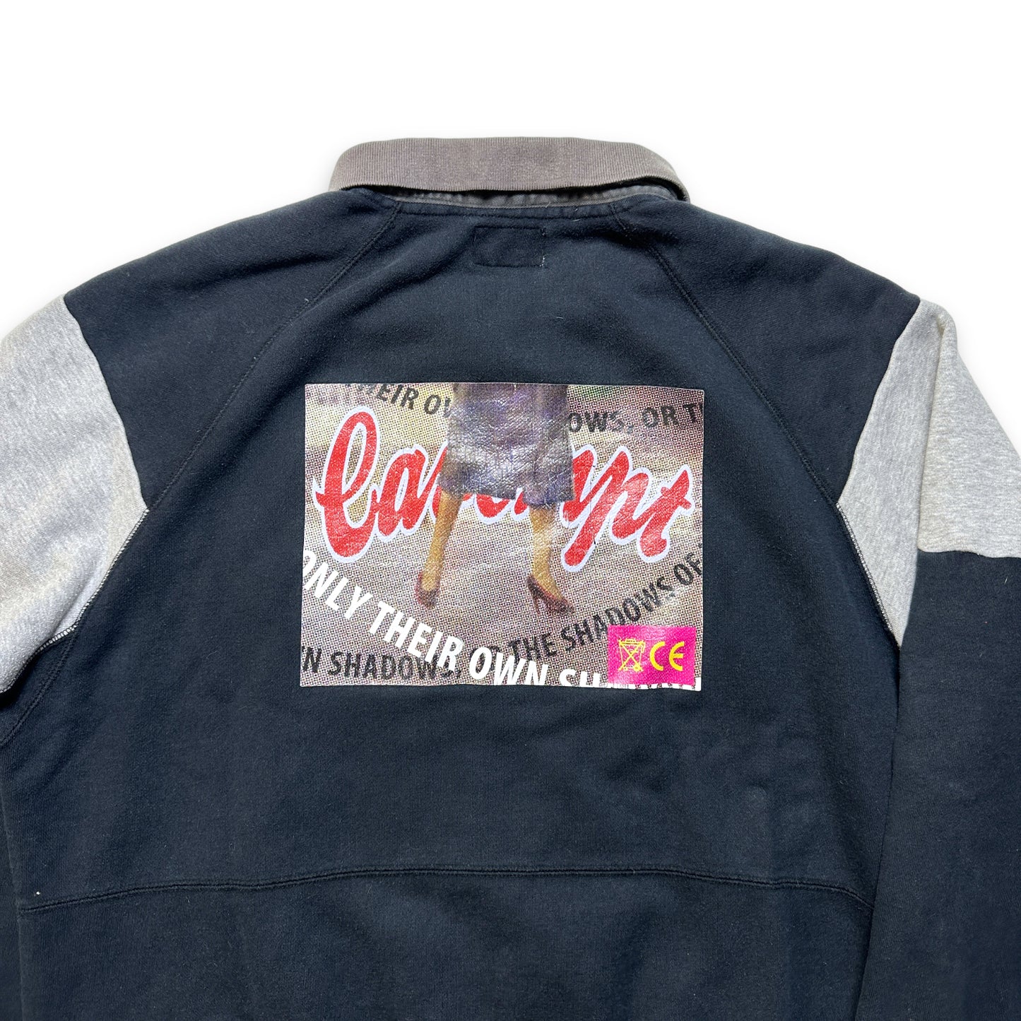 Cav Empt Spellout Rugby Polo Sweater - Medium / Large