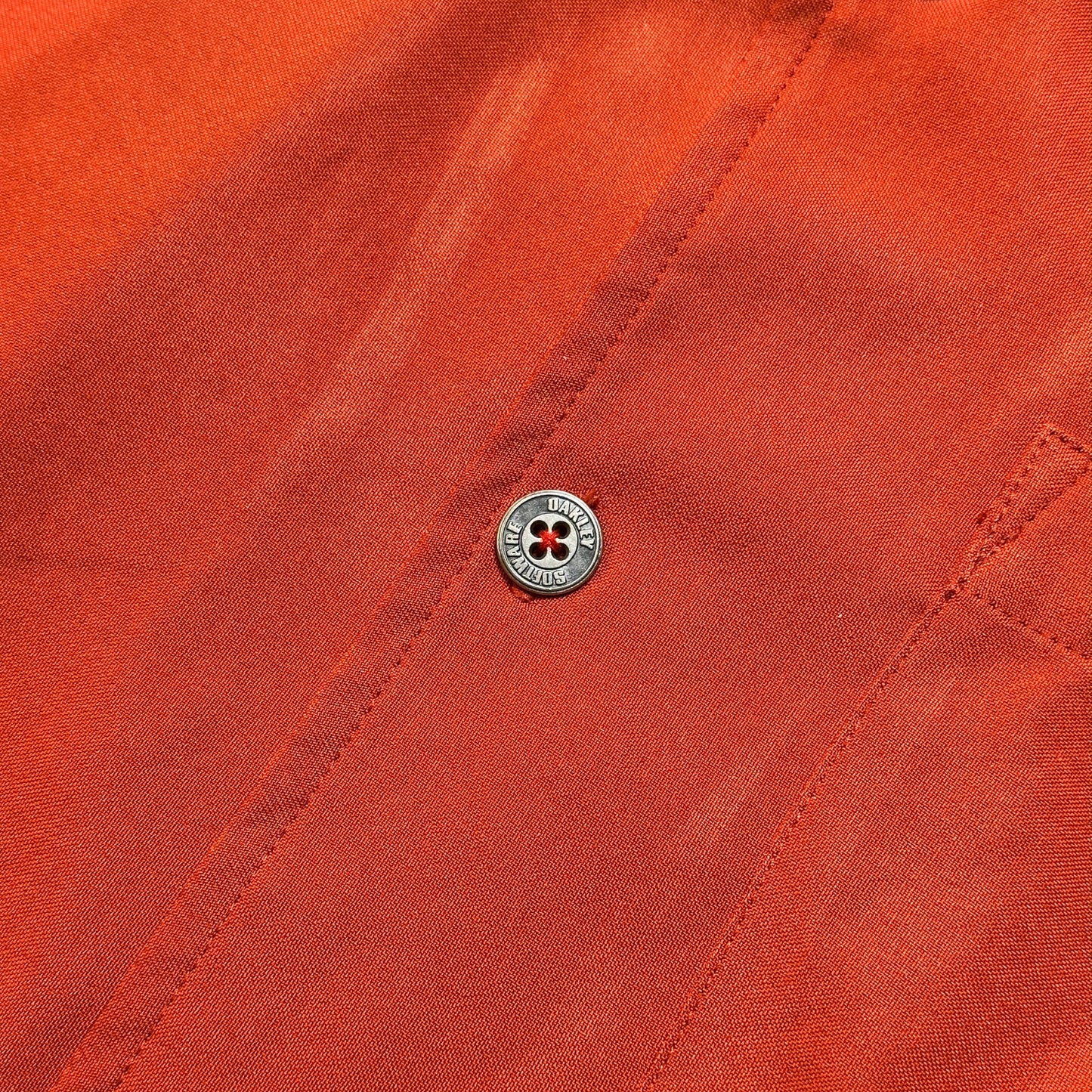 Chemise en soie orange brûlée Oakley Software - Extra Large