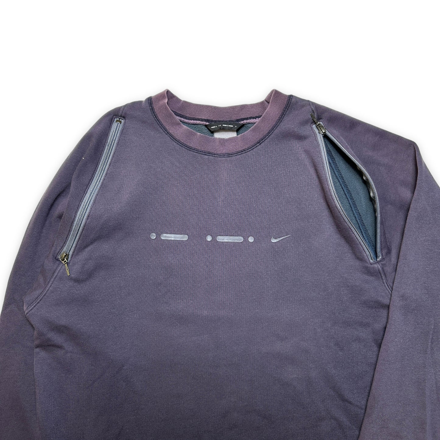 Nike Morse Code Crewneck du début des années 2000 - Grand