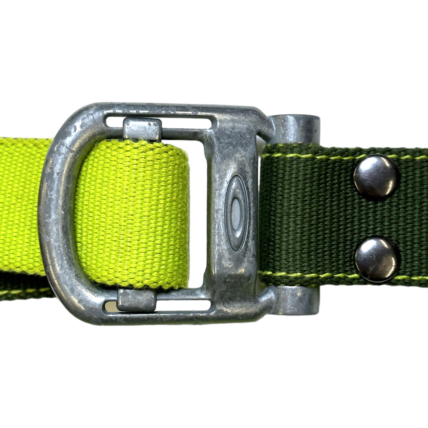 Early 2000's Oakley Khaki/Neon Belt