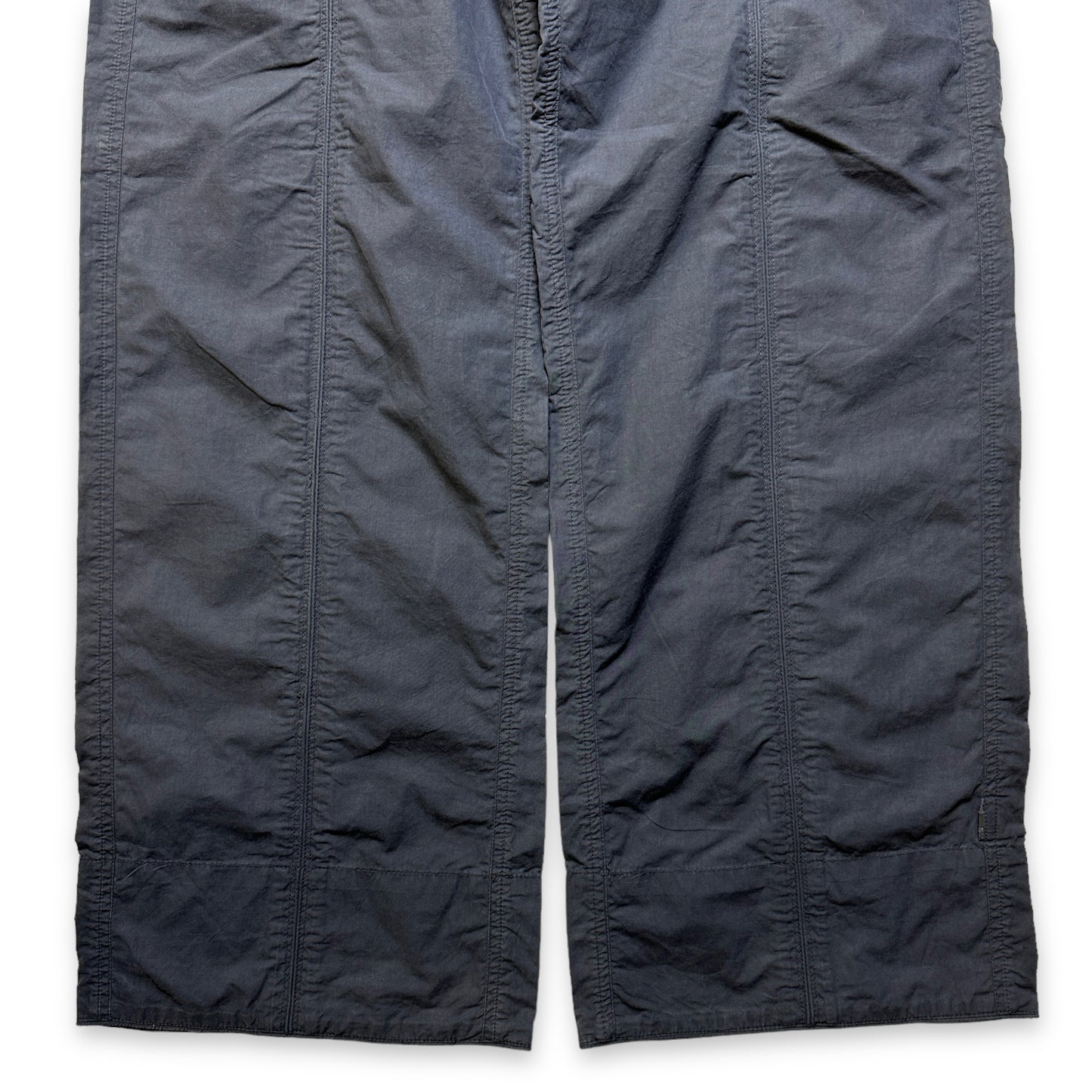 Pantalon Maharishi bleu marine à jambe droite et couture centrale - Taille 32/34"