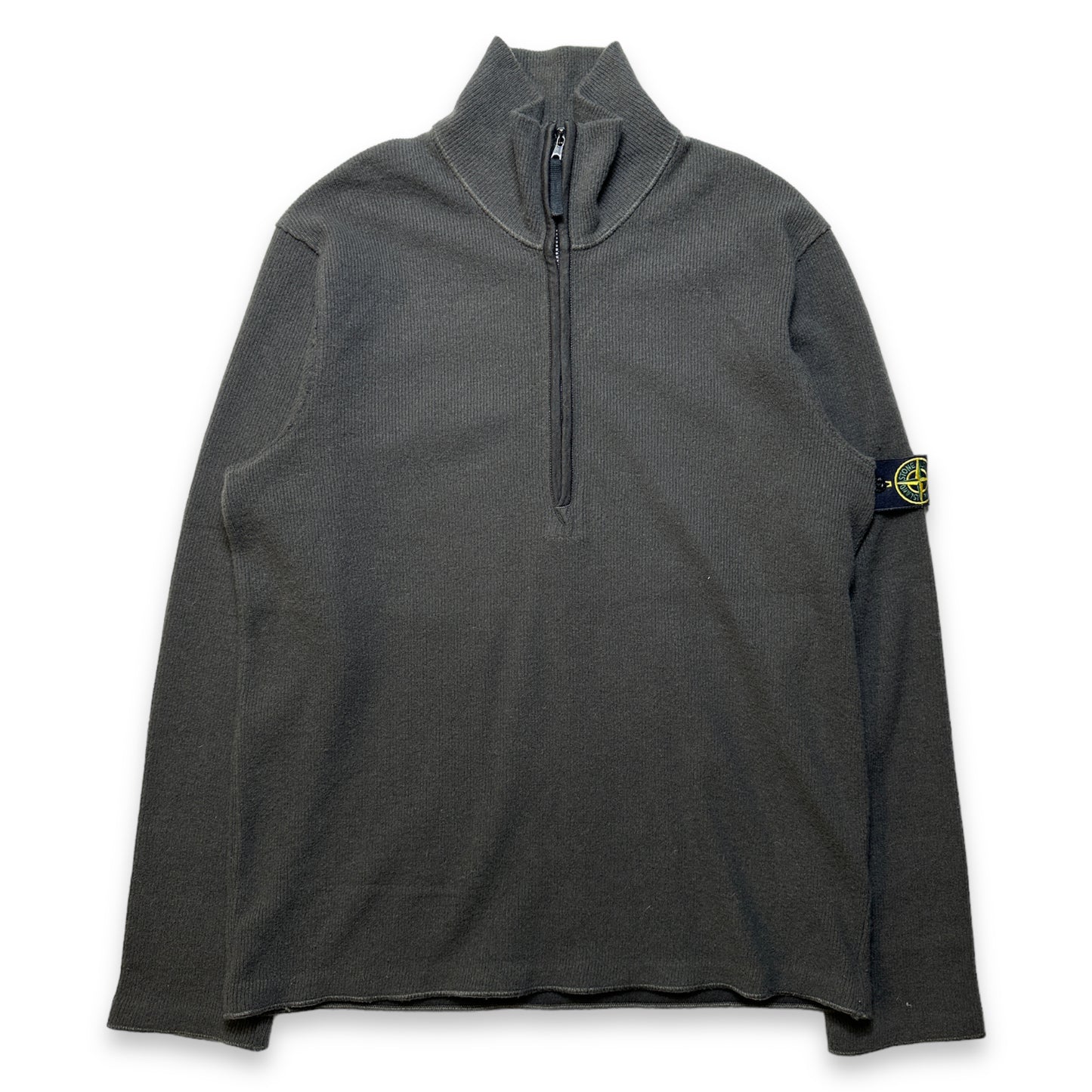 AW01' Stone Island クォーター ジップ プルオーバー - L/特大