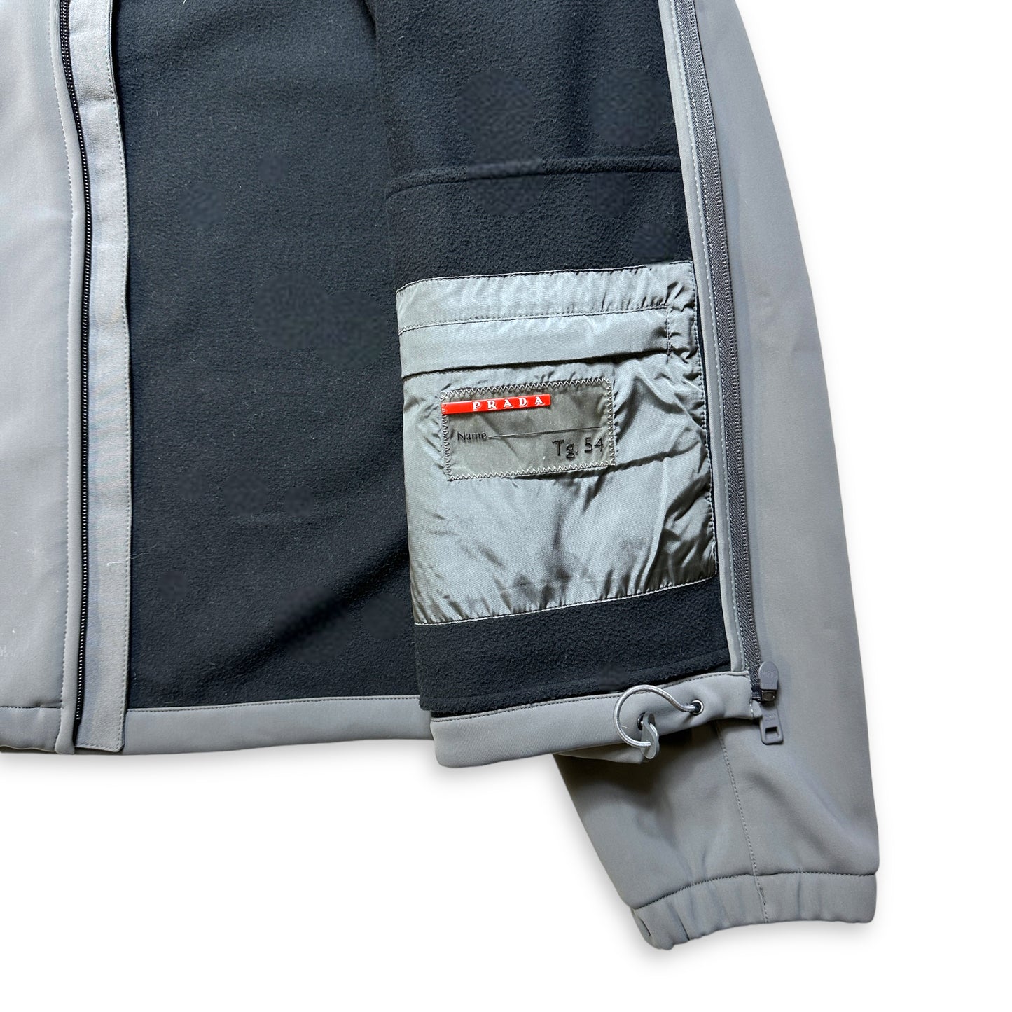 Prada Luna Rossa 2013 Padded Slate Grey Jacket - Extra Large