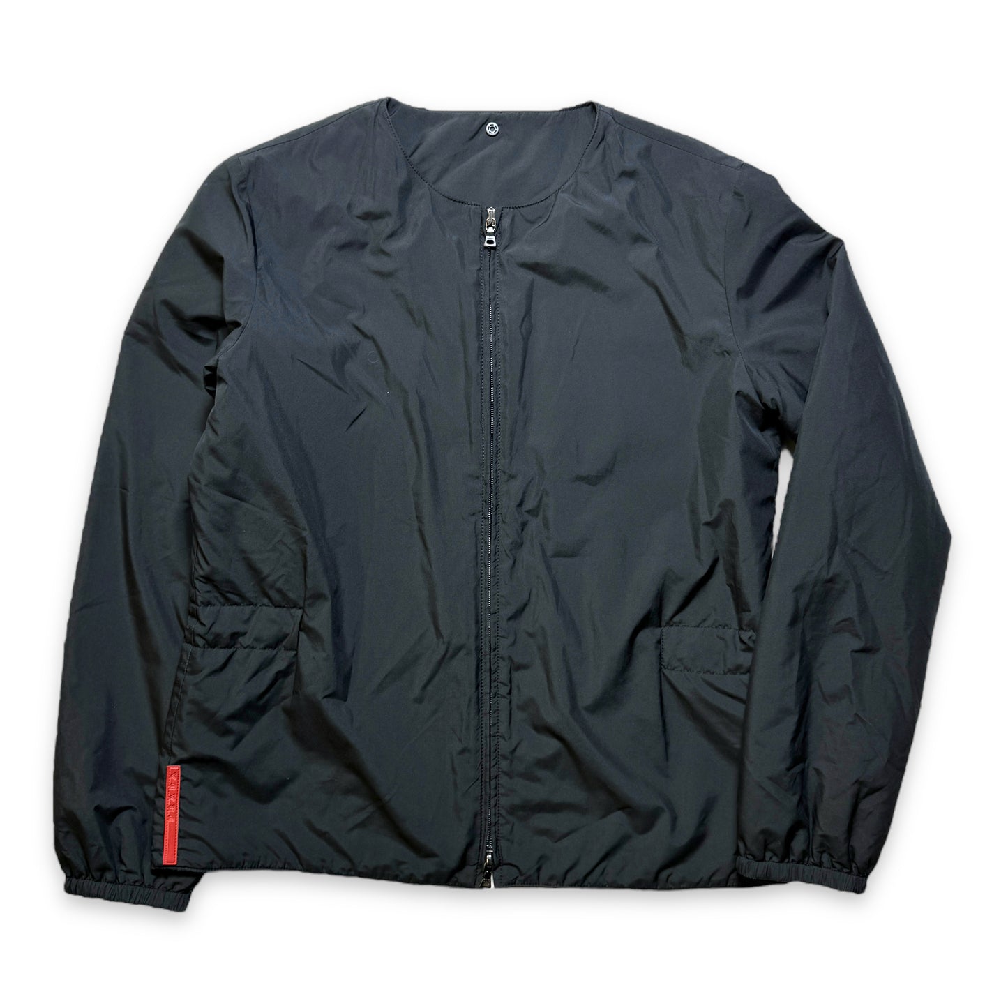 Veste rembourrée Prada Sport du début des années 2000 avec capuche amovible - Petite