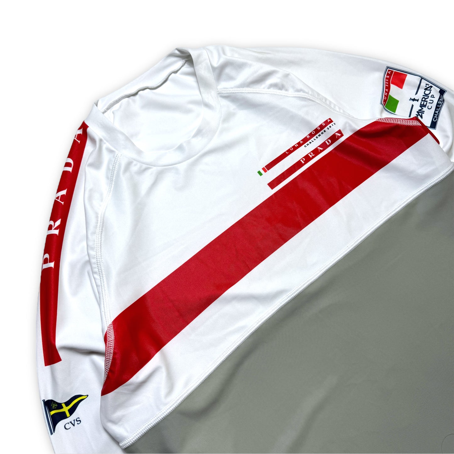 2013 Prada Luna Rossa Longsleeve Scuba Crew - Medium / Large