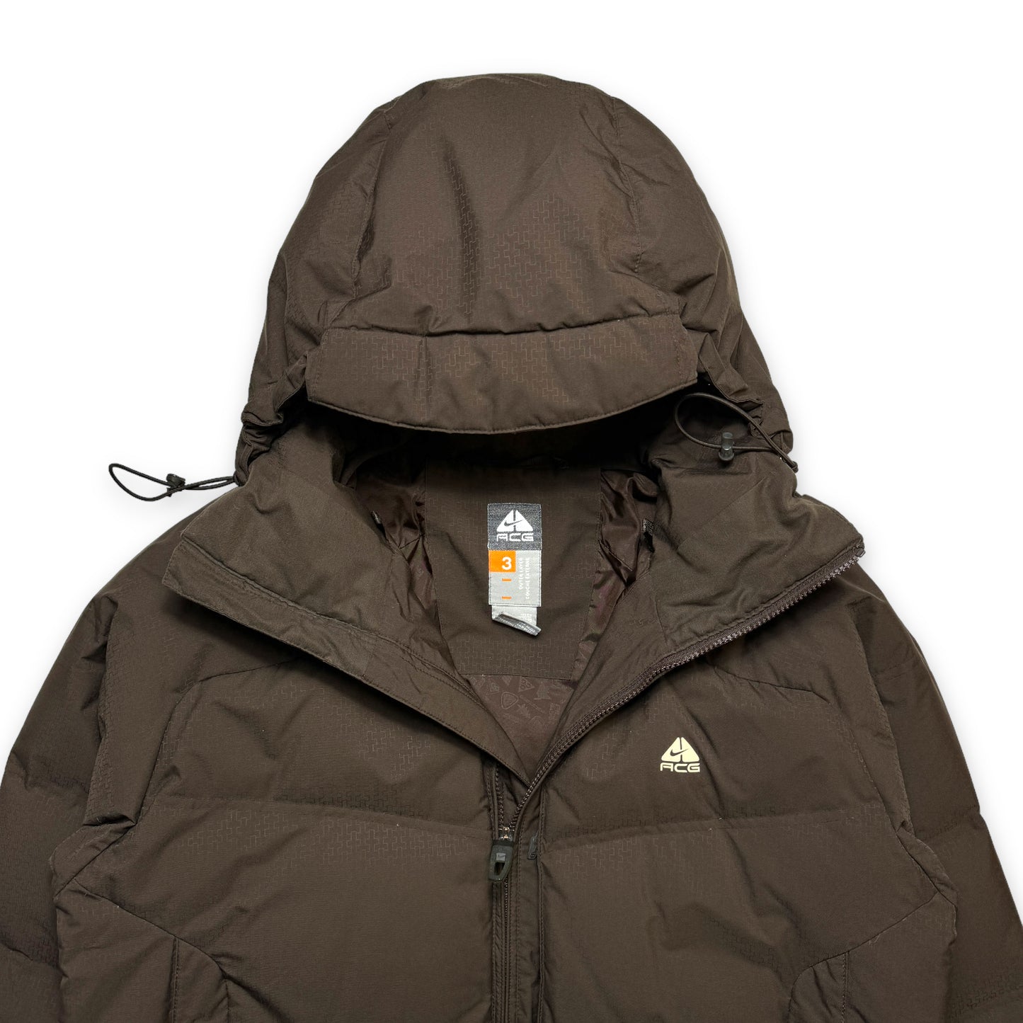 Nike ACG Chocolate Brown Puffer Jacket - Extra Large