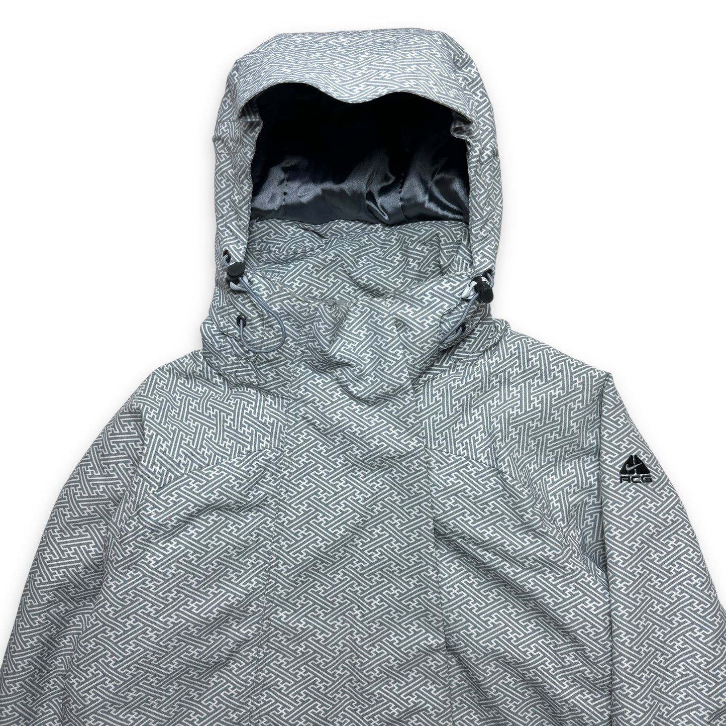 Early 2000's Nike ACG Aztek Graphic Stash Pocket Padded Jacket - Small / Medium