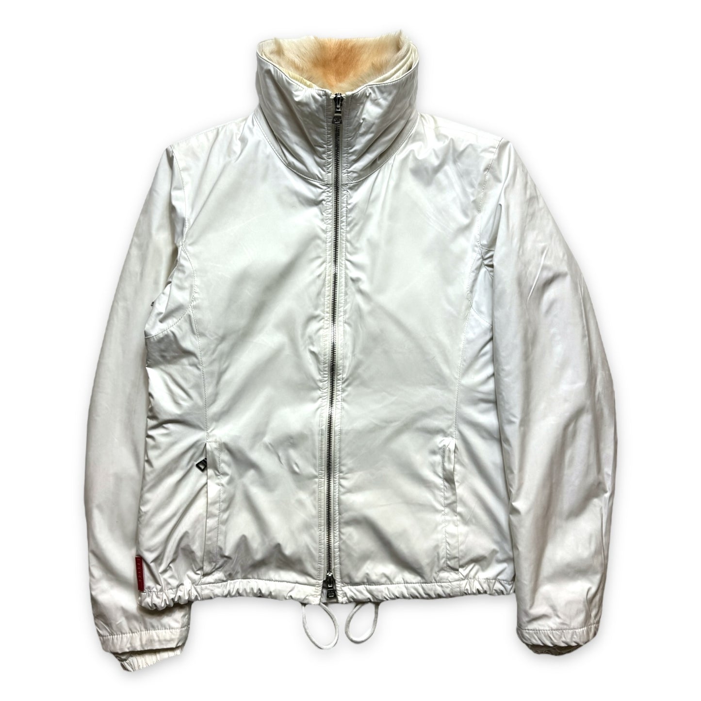 Early 2000's Prada Dyed Goat Fur Lined Jacket - Womens 6-8