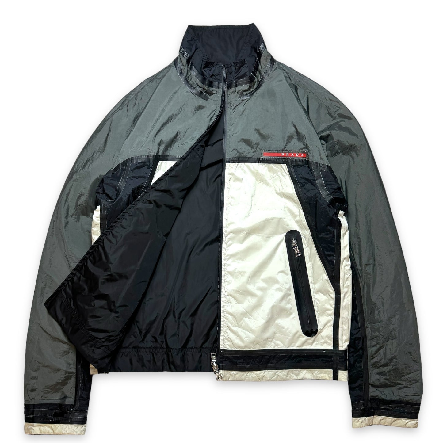 Prada Sport Reversible 2in1 Taped Seam Harrington Jacket - Medium
