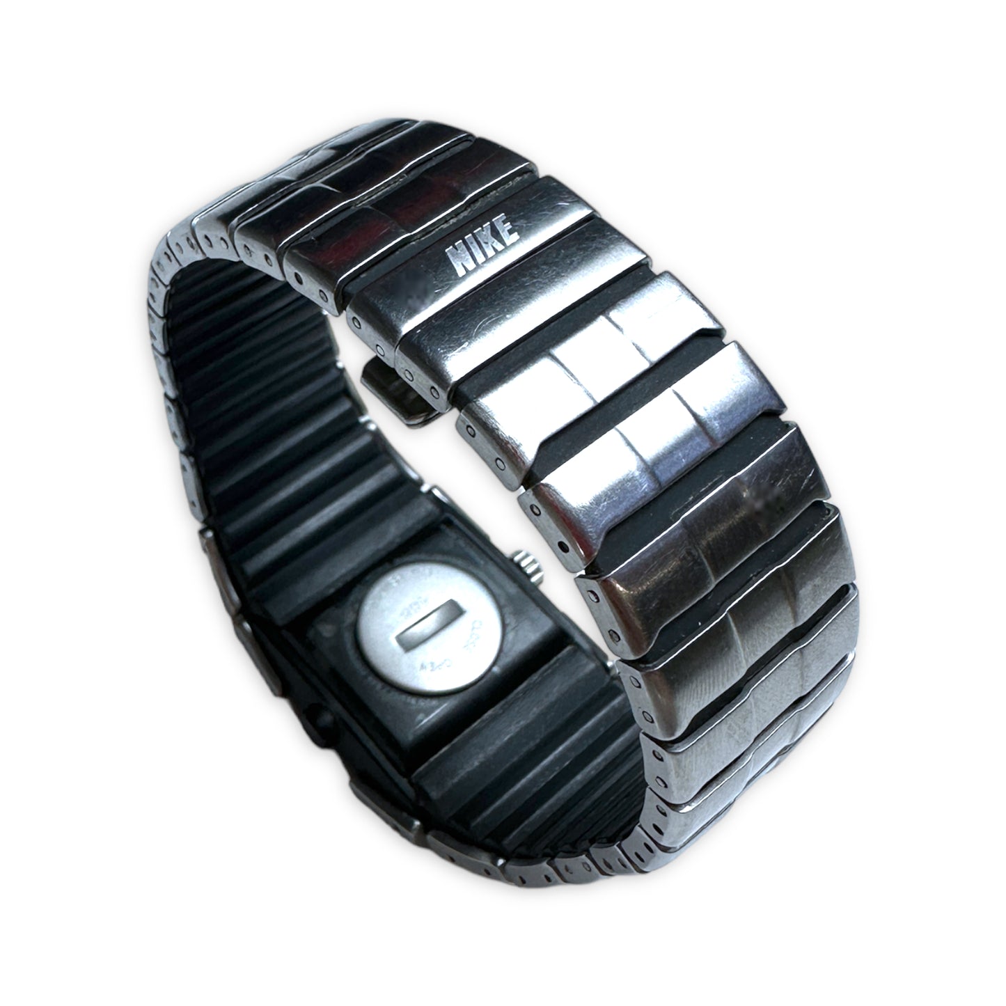 Early 2000's Nike D-Line Stainless-Steel Analog Watch