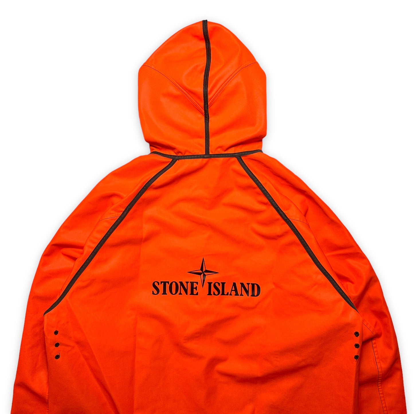 AW05' Stone Island Fluorescent Orange Reversible Jacket - Extra Large / Extra Extra Large