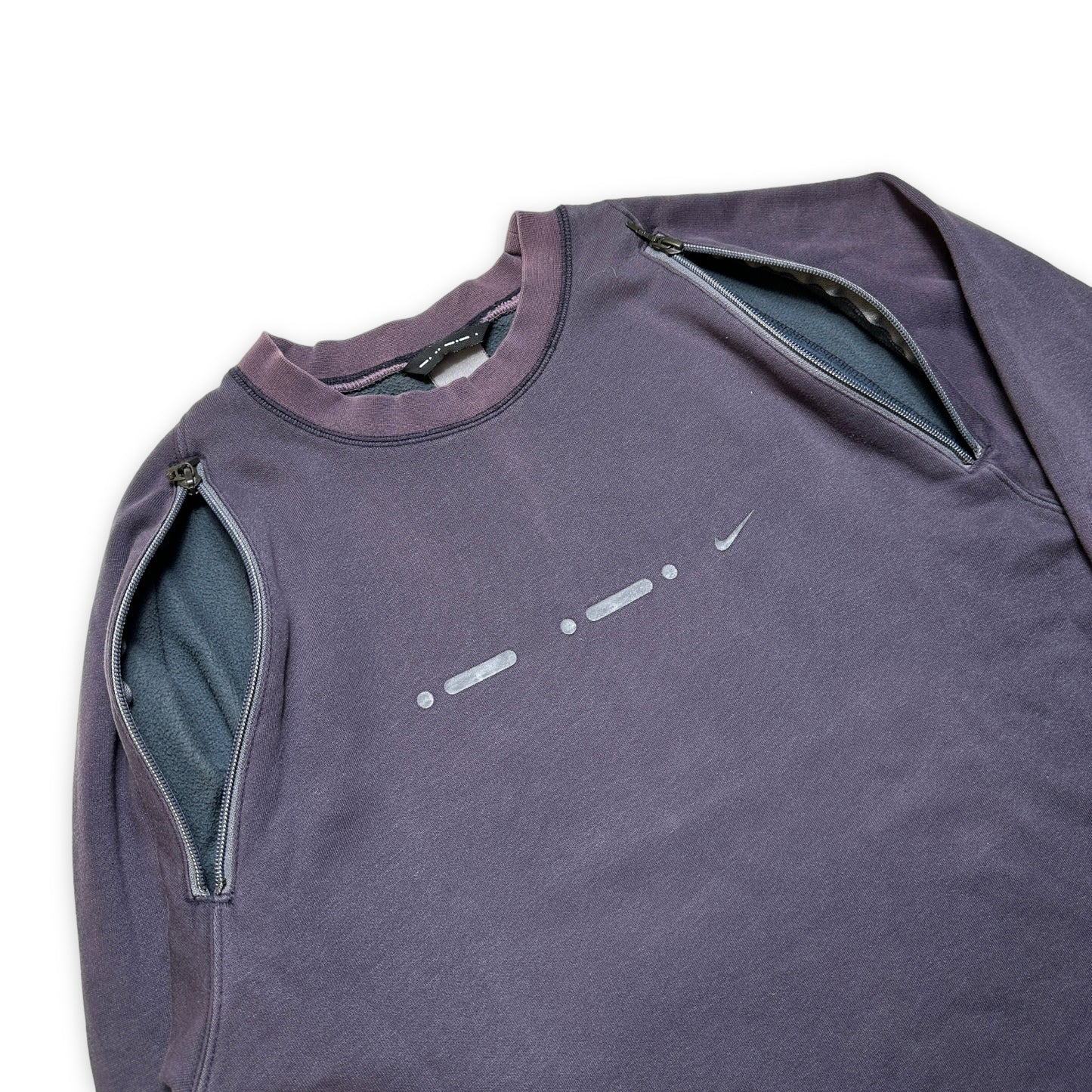 Nike Morse Code Crewneck du début des années 2000 - Grand