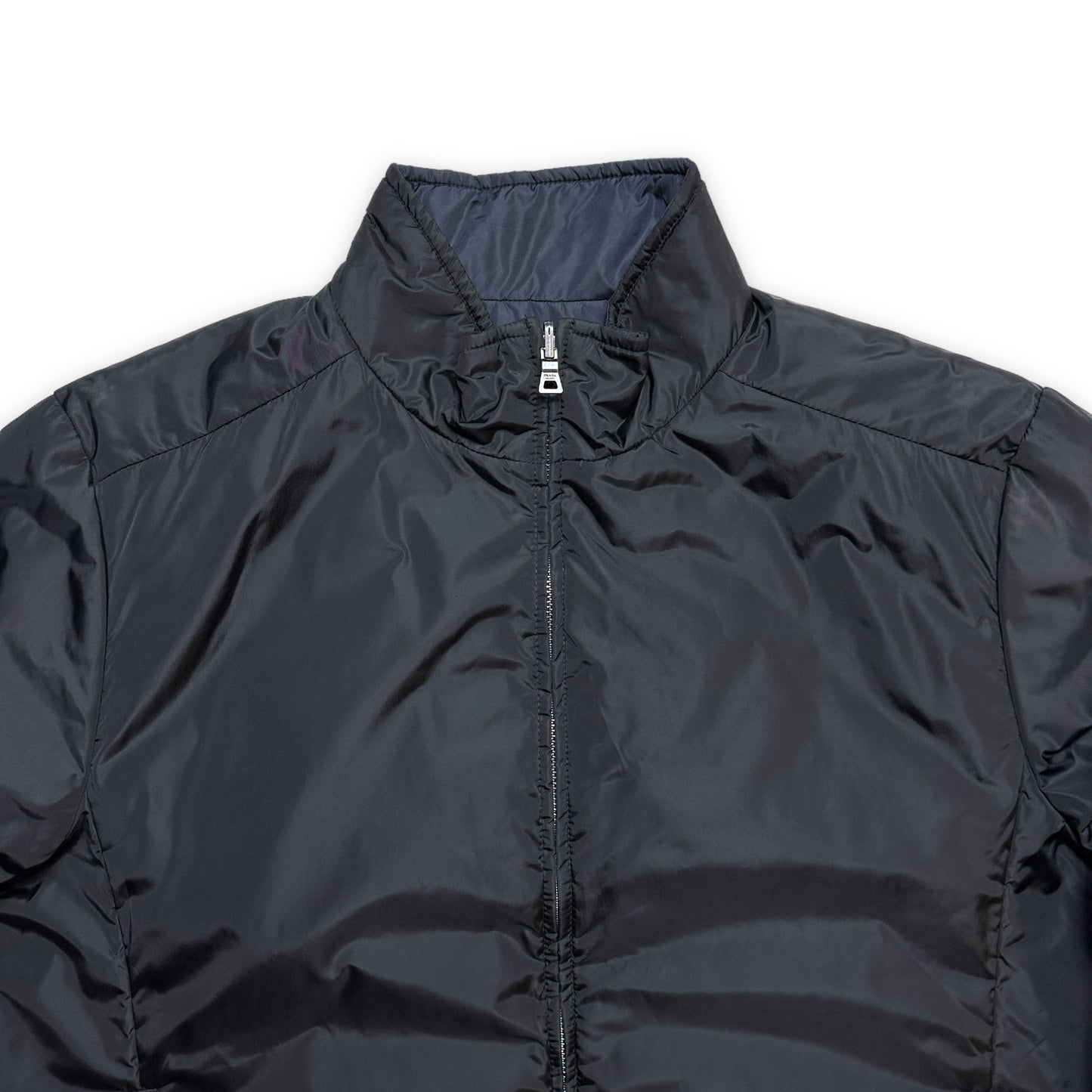 Prada Linea Rossa Veste matelassée réversible minuit marine/noir - Grand / Extra Large