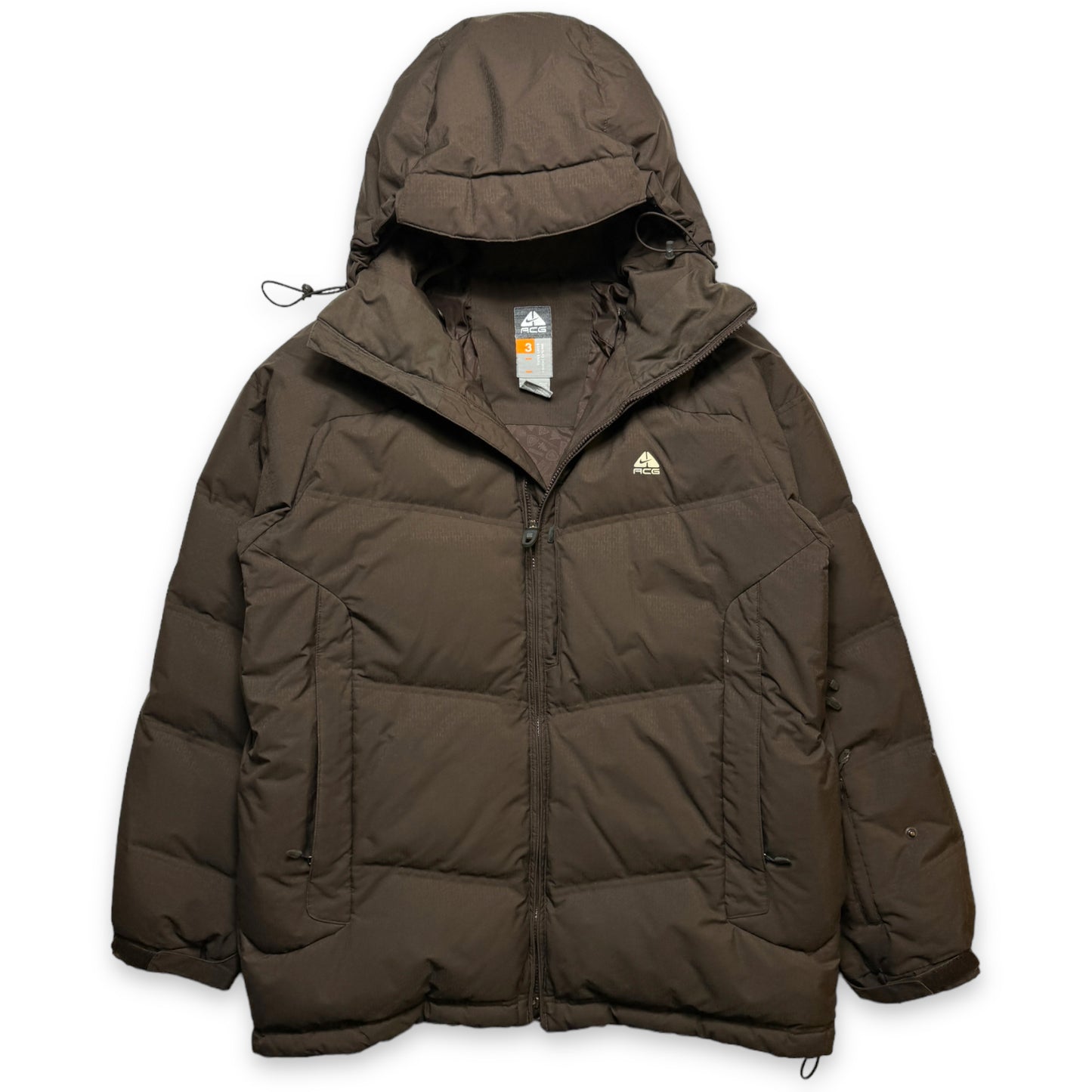 Nike ACG Chocolate Brown Puffer Jacket - Extra Large