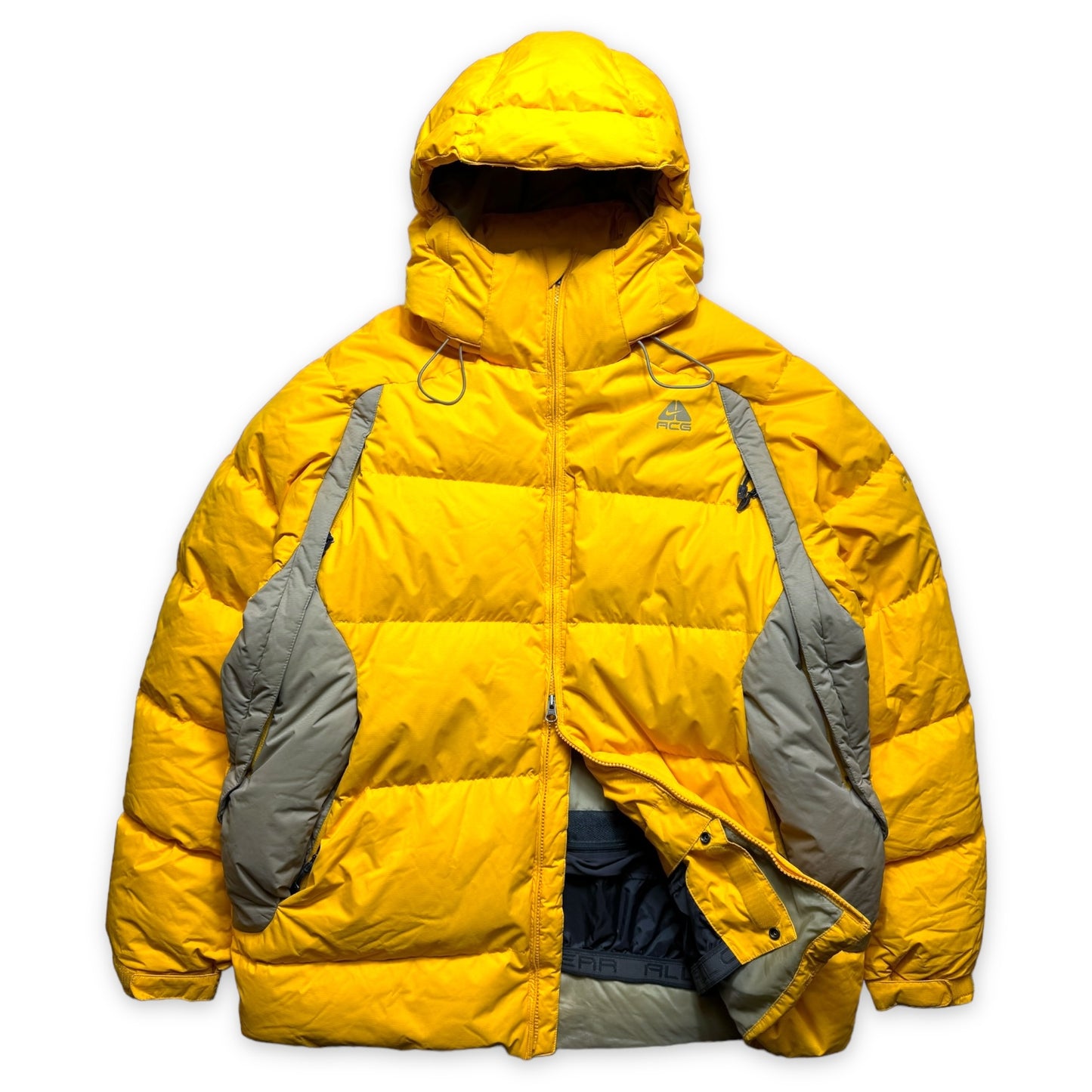 Early 2000's Nike ACG Sunflower Yellow Puffer Jacket - Extra Large / Extra Extra Large