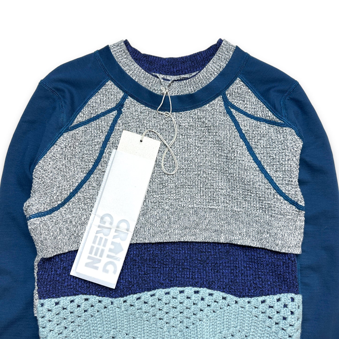 Craig Green Panelled Crochet Jumper - Small
