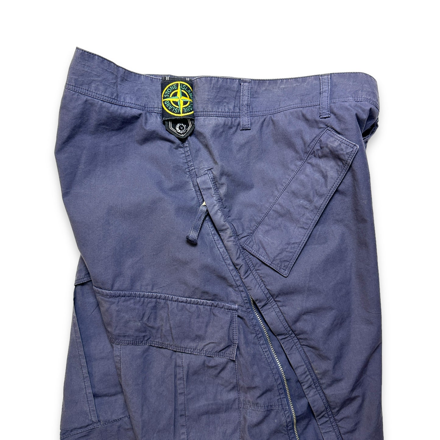 Short articulé Stone Island Angular Zip du début des années 2000 - Taille 32"