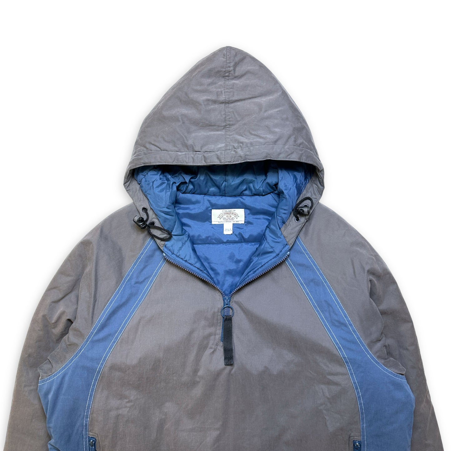 1990's Emporio Armani Padded Pullover Jacket - Extra Large