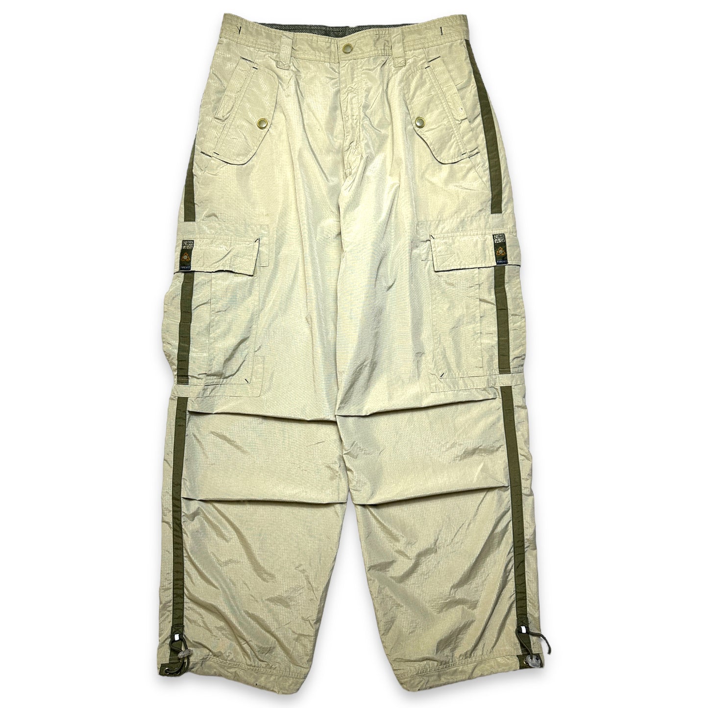 Nesi AG Pantalon cargo beige baggy - Taille 34"