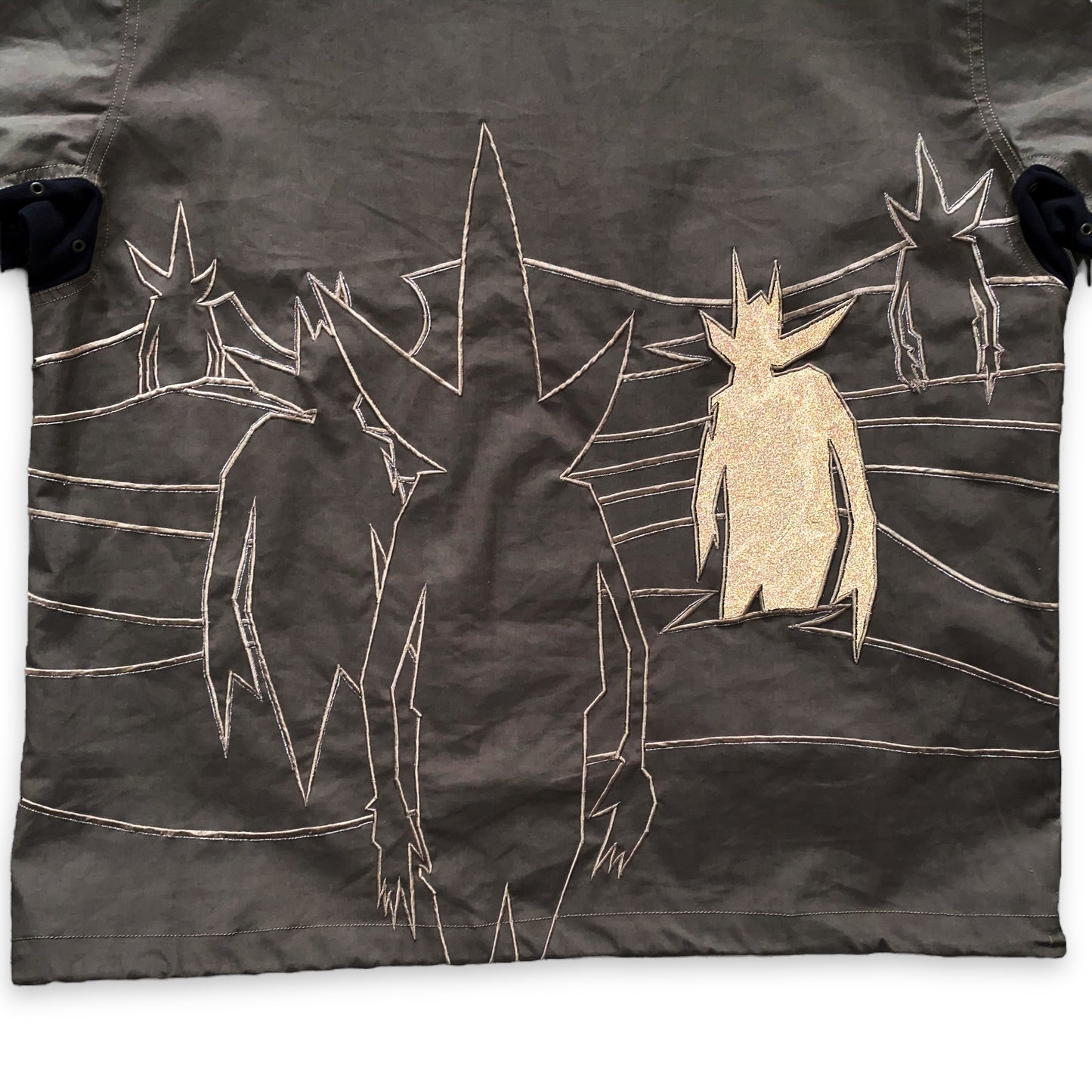 AW00 ' Maharishi x Futura 3M 反射 'Pointman' クォーター ジップ スモック - L
