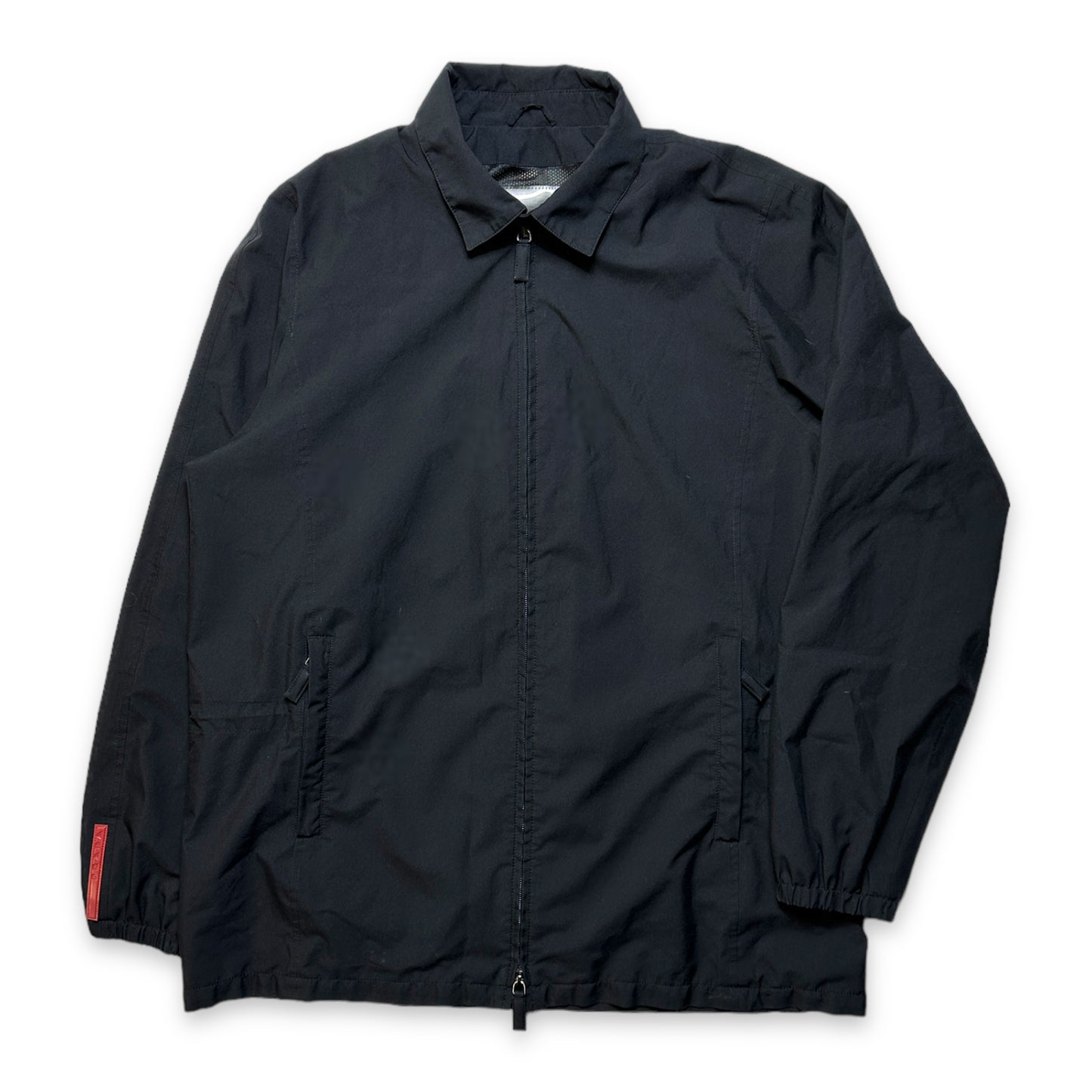 Early 2000's Prada Sport Black Hooded Jacket - Extra Large