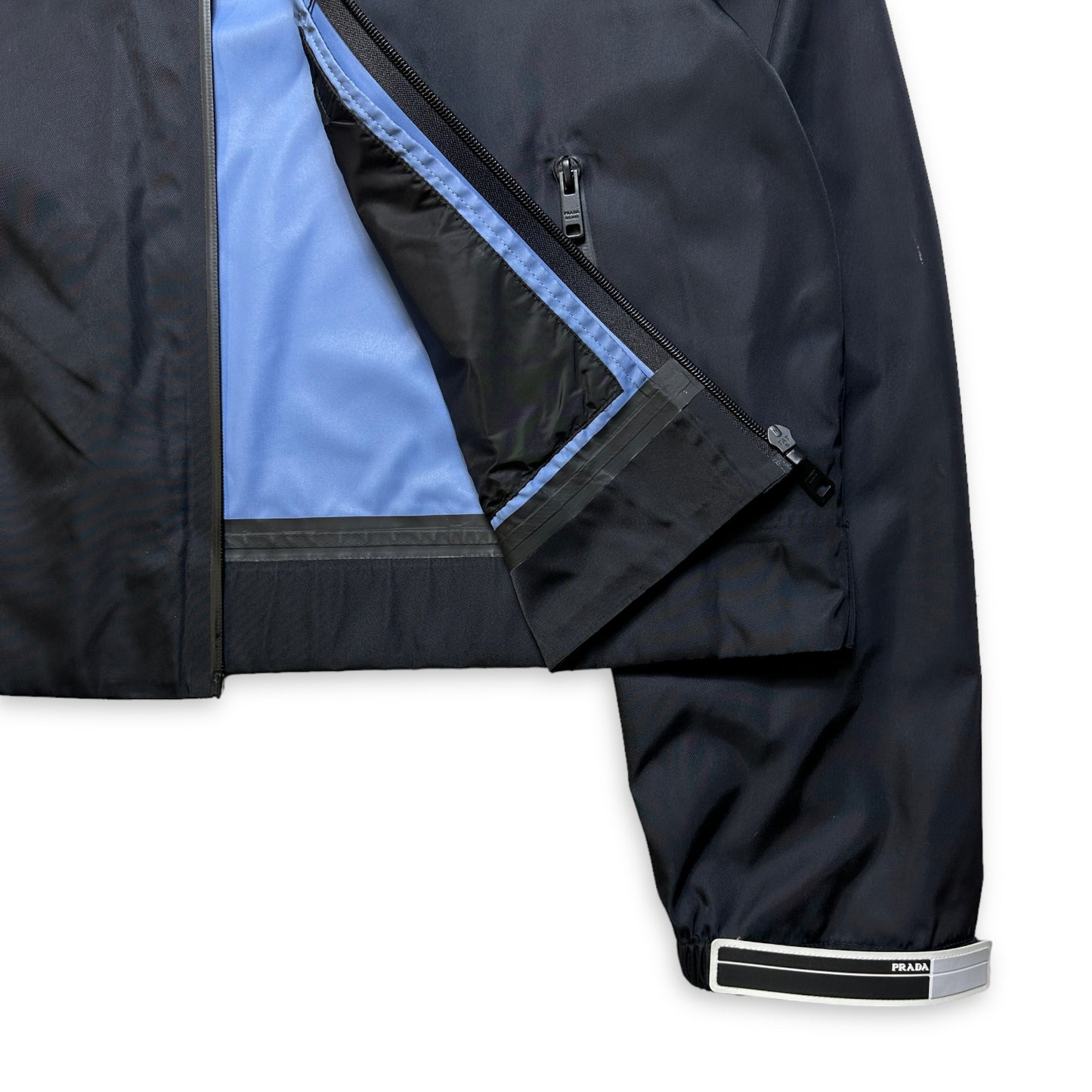 2018 Prada Jet Black Coutures Blouson - Moyen