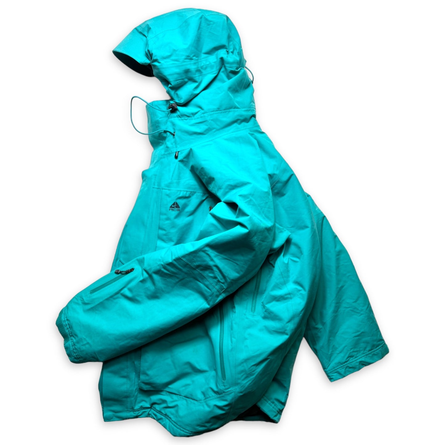 Early 2000's Nike ACG Gore-Tex Bright Blue Multi Pocket Jacket - Extra Large