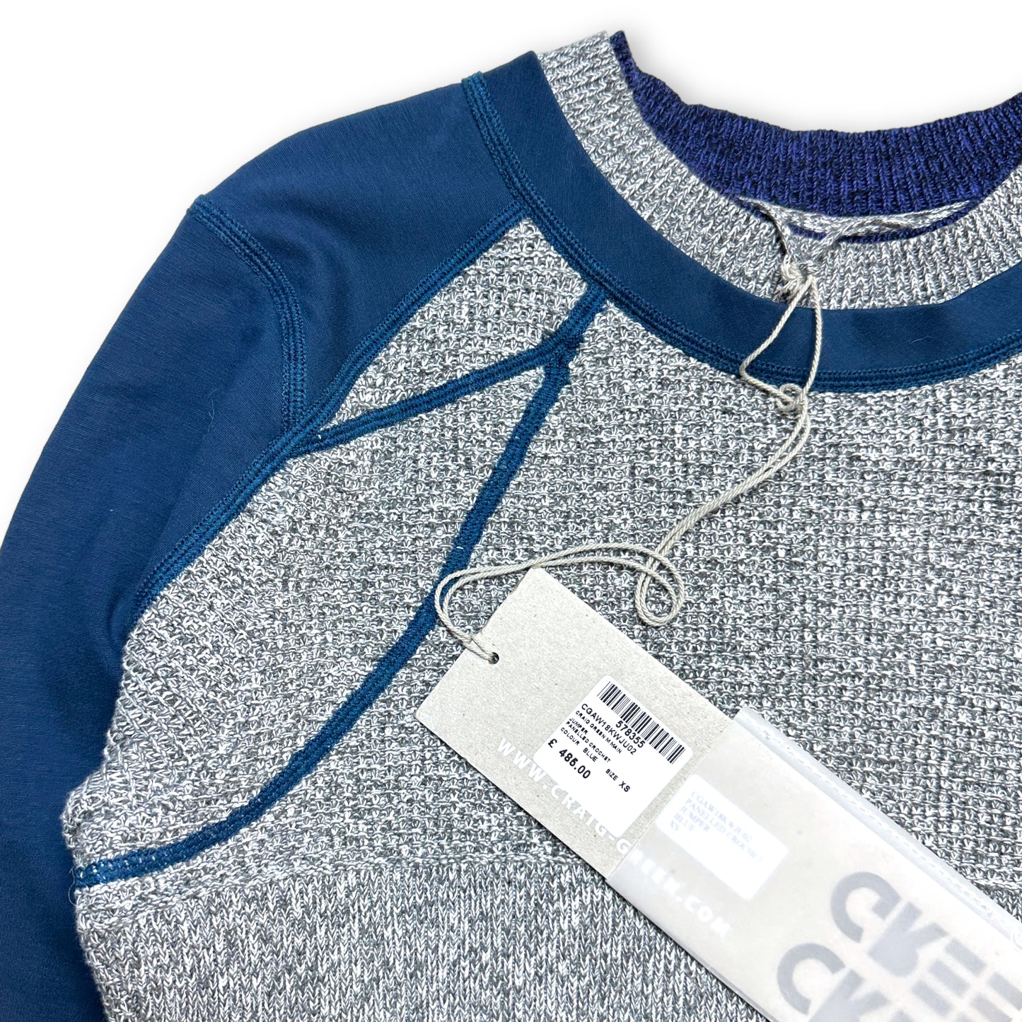Craig Green Panelled Crochet Jumper - Small