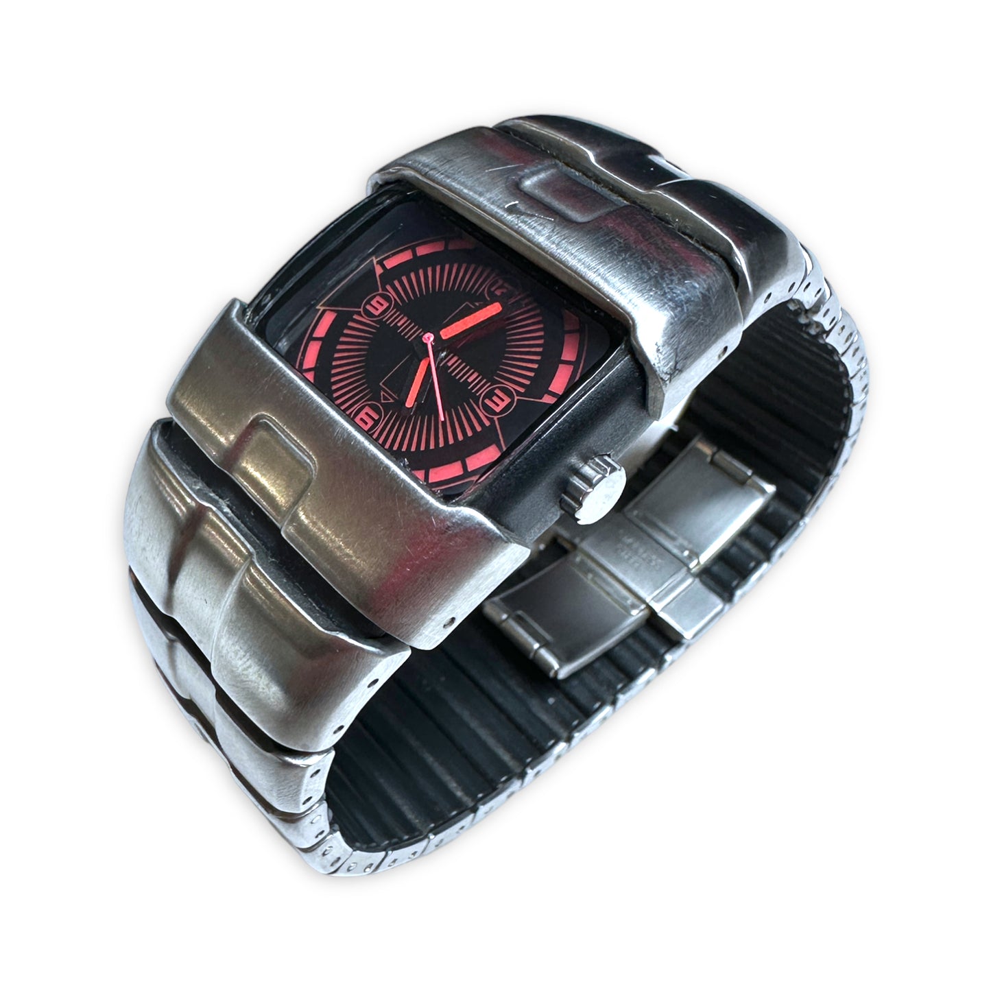 Early 2000's Nike D-Line Stainless-Steel Analog Watch