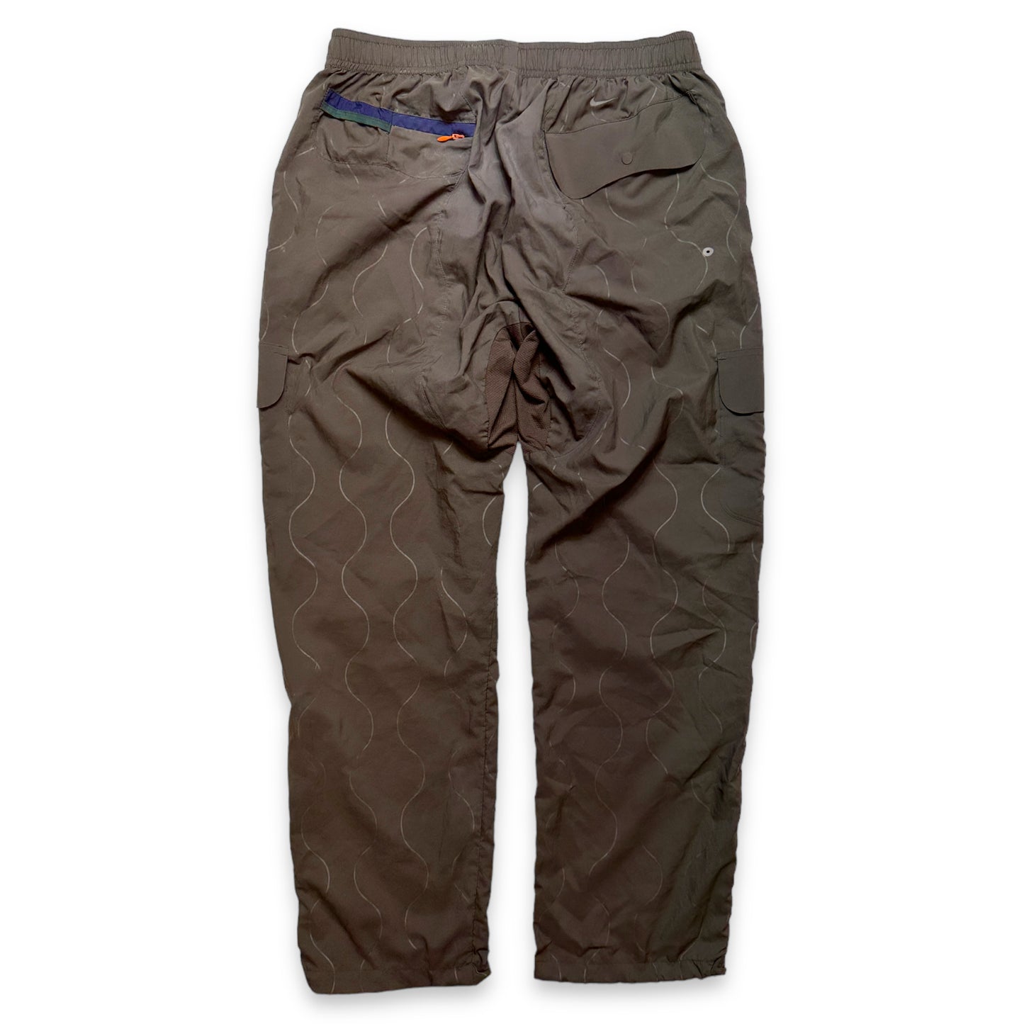 Pantalon de survêtement technique Nike x Undercover 'Gyakusou' marron - Taille 28-32"