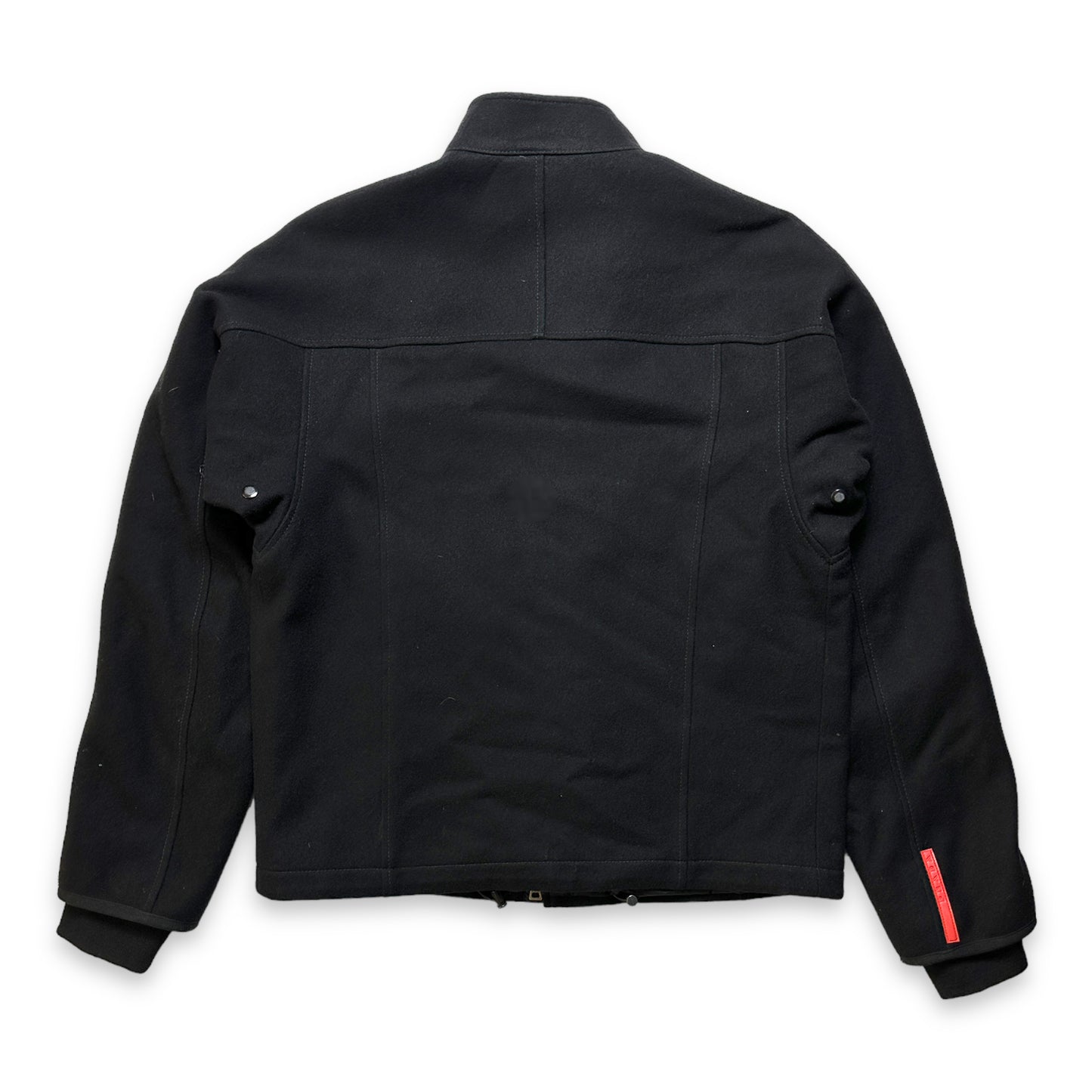 Veste en laine noire Prada Sport Jet - Moyenne