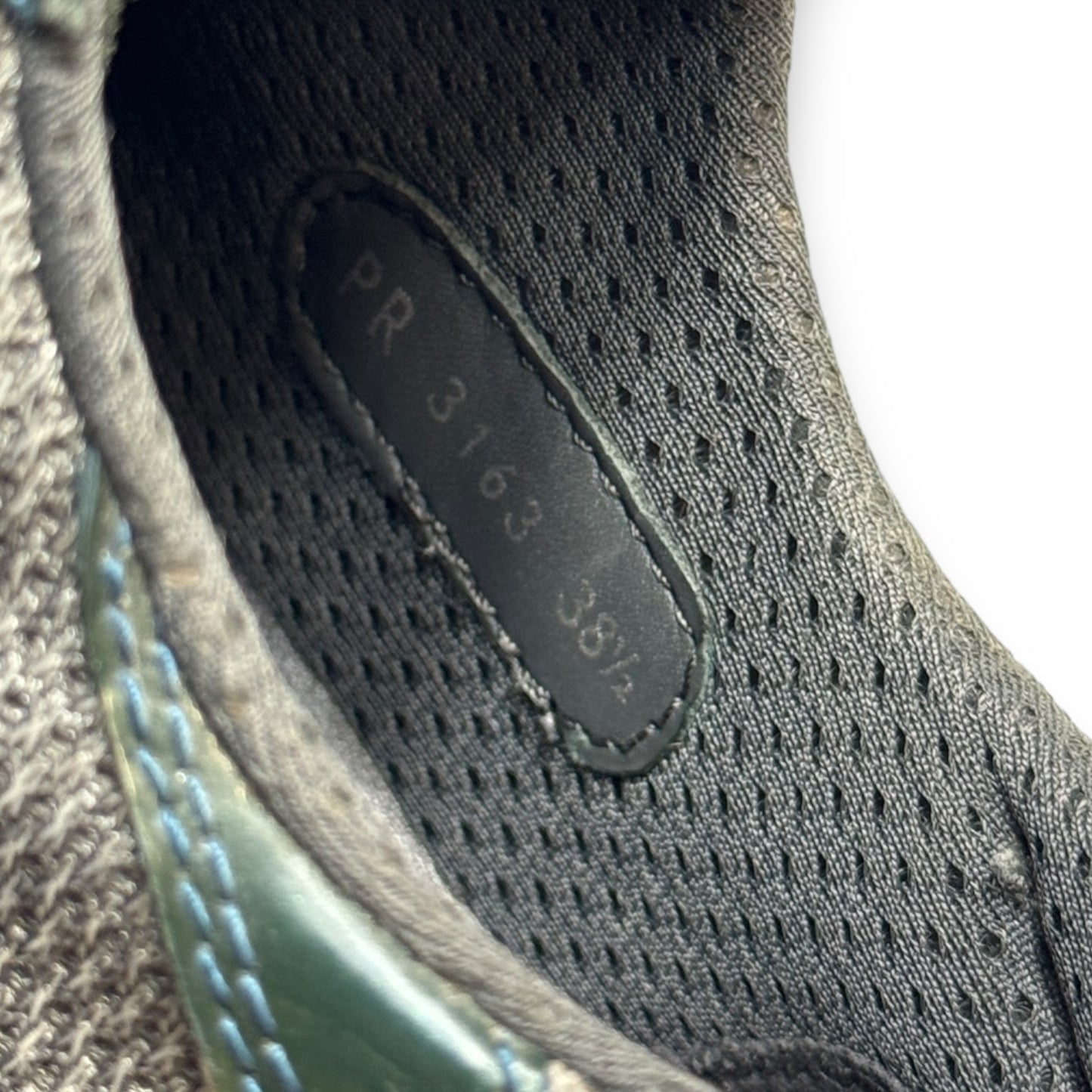 Prada Deep Green Patent American Cups - UK7 / US8