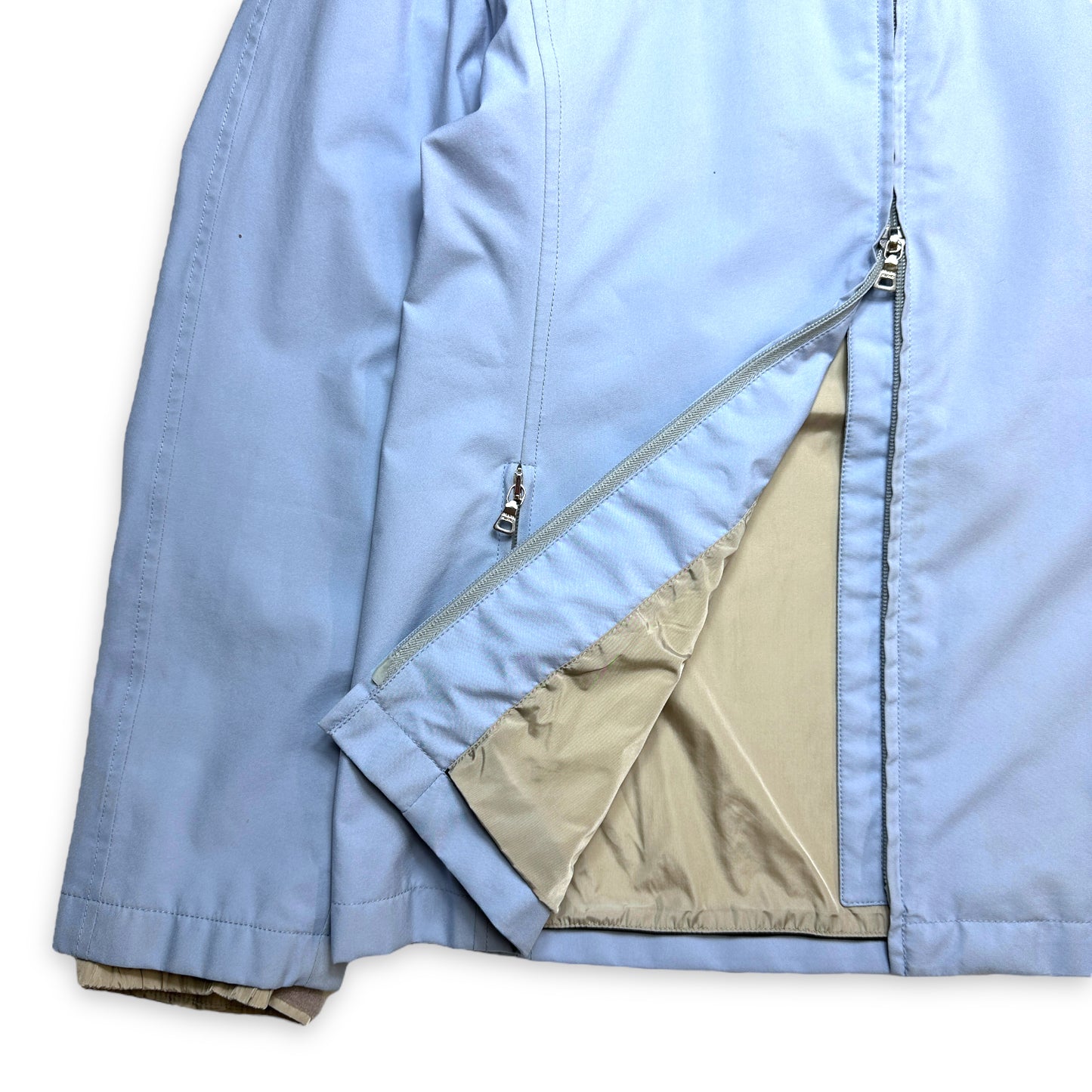 Early 2000's Prada Sport Baby Blue Gore-Tex Jacket - Small