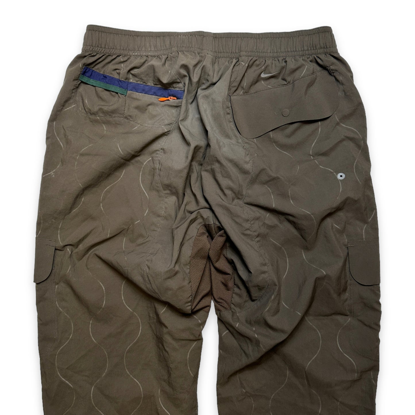 Pantalon de survêtement technique Nike x Undercover 'Gyakusou' marron - Taille 28-32"