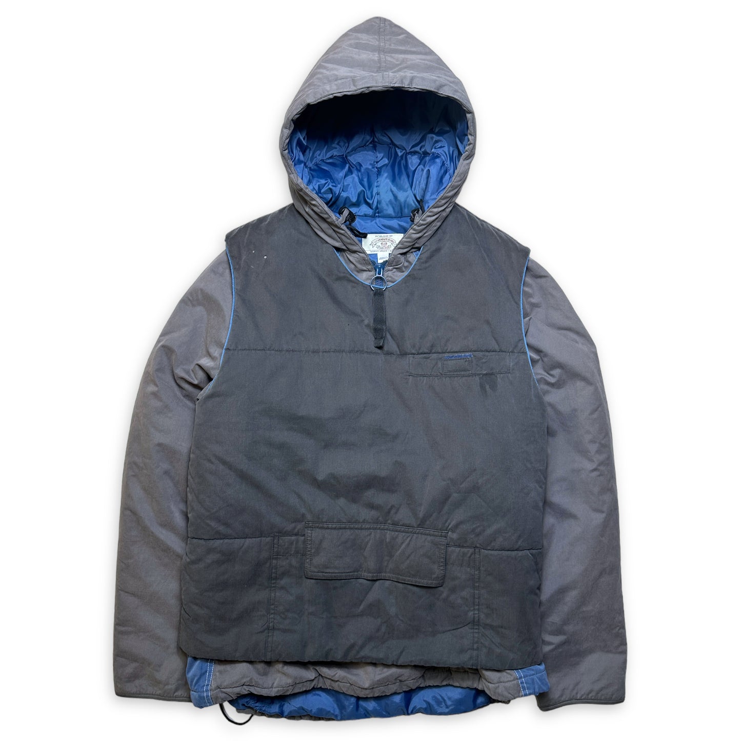 1990's Emporio Armani Padded Pullover Jacket - Extra Large