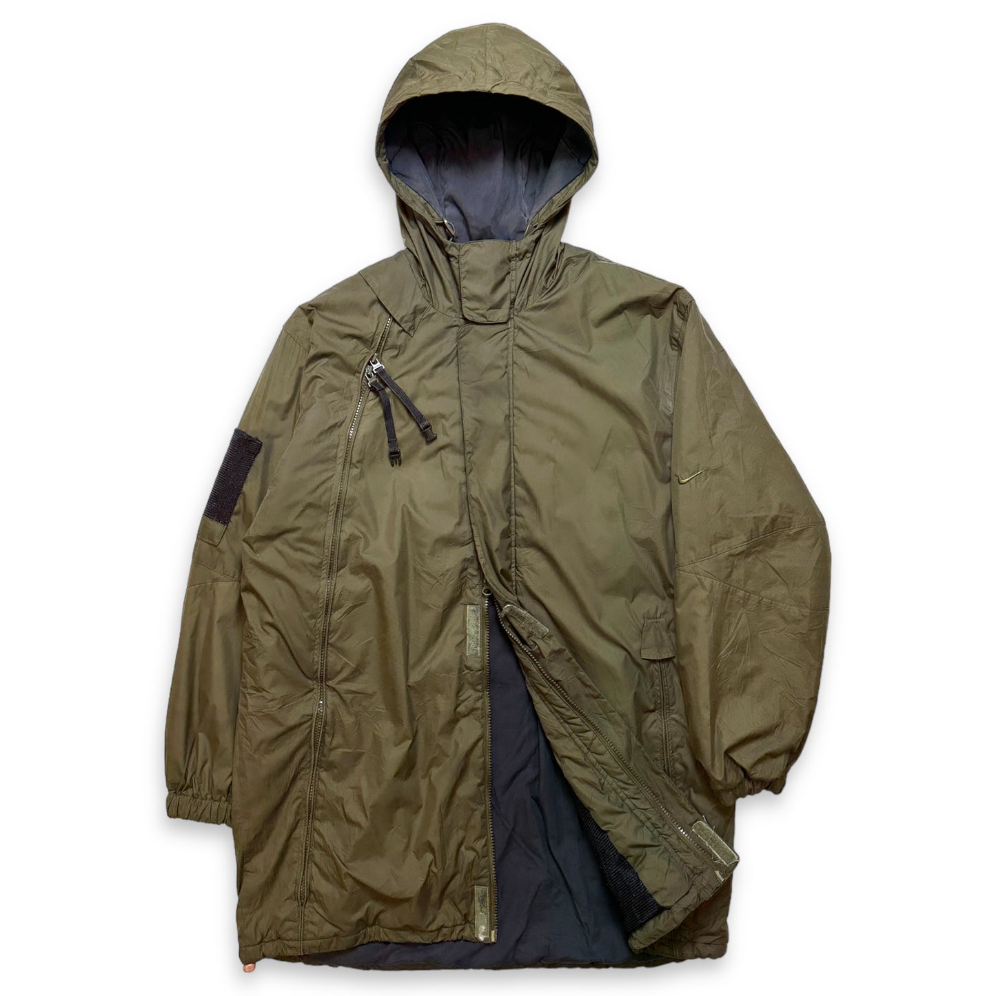 Veste à poche dissimulée rembourrée technique Nike du début des années 2000 - Extra Large