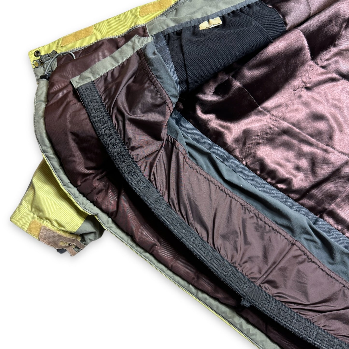 Early 2000's Nike ACG Washed Lime Green Padded Jacket - Small / Medium