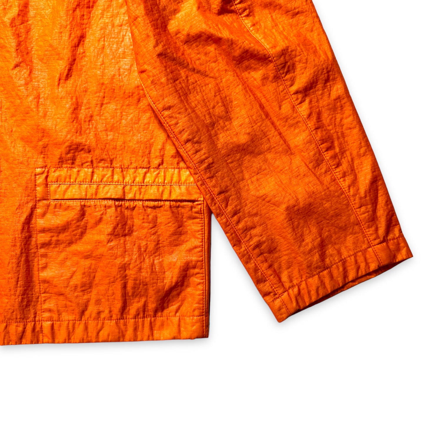 CP Company Millennium Bright Orange Nylon Shimmer Jacket - Extra Large / Extra Extra Large