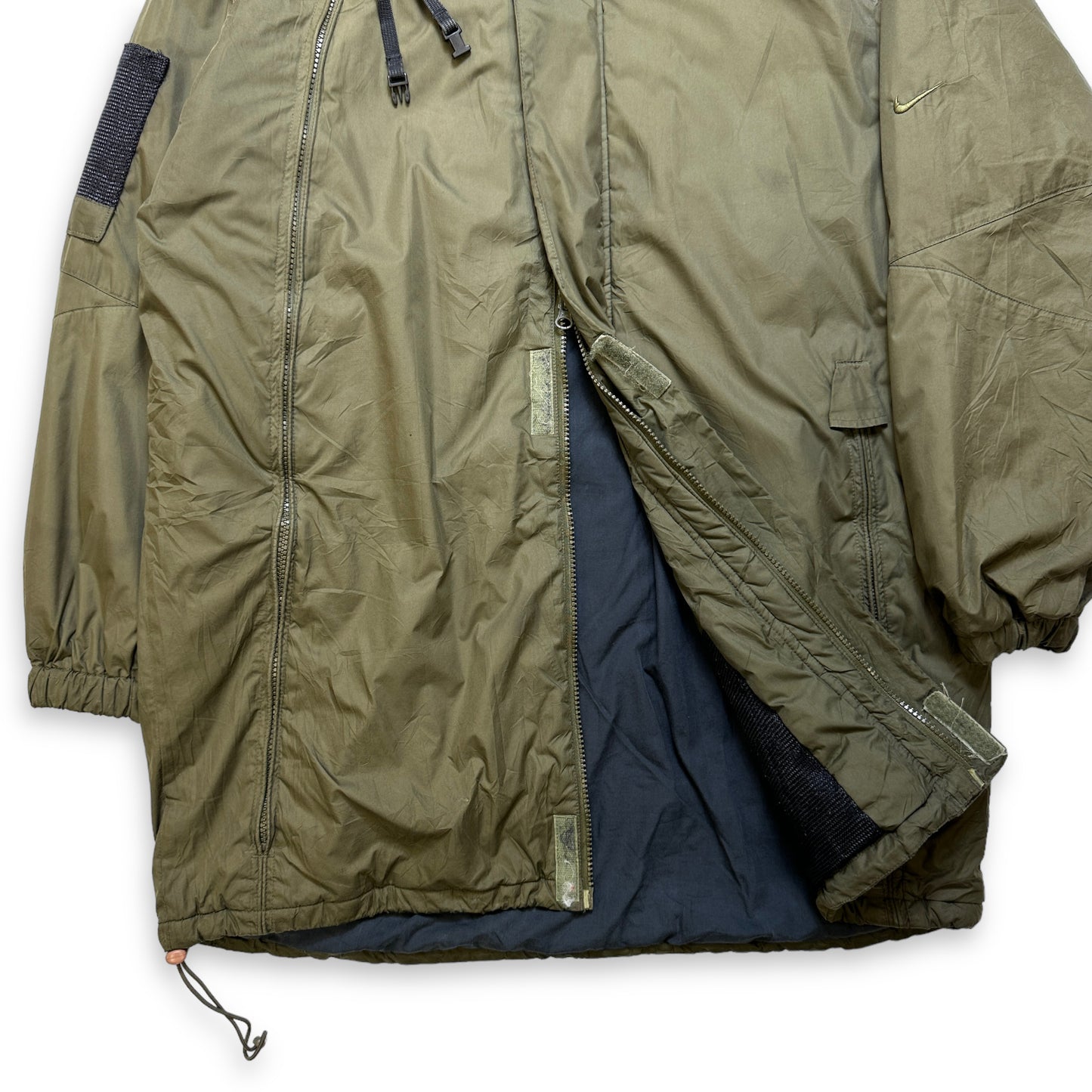 Veste à poche dissimulée rembourrée technique Nike du début des années 2000 - Extra Large