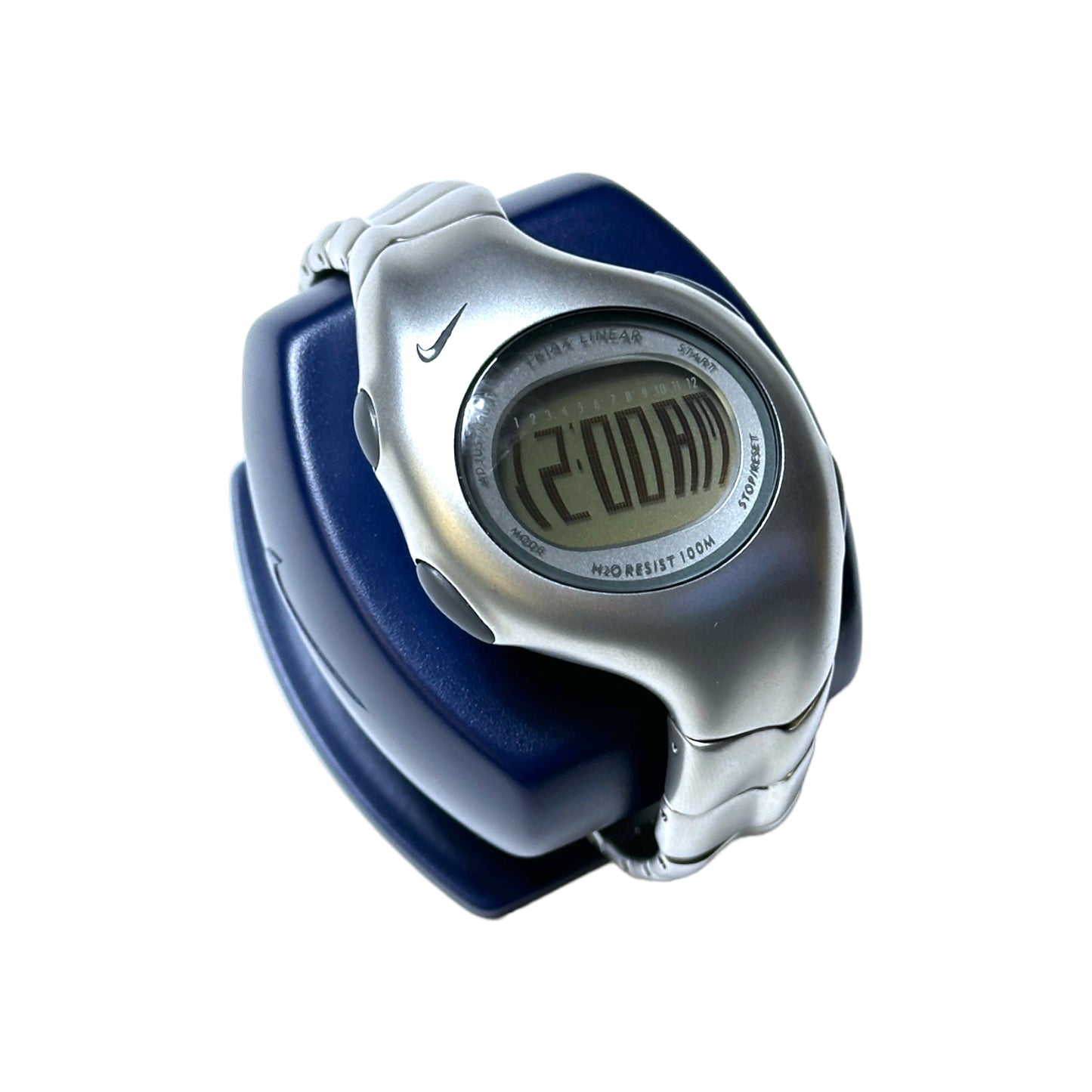 Early 2000’s Nike Stainless Steel Triax Linear Analog Watch