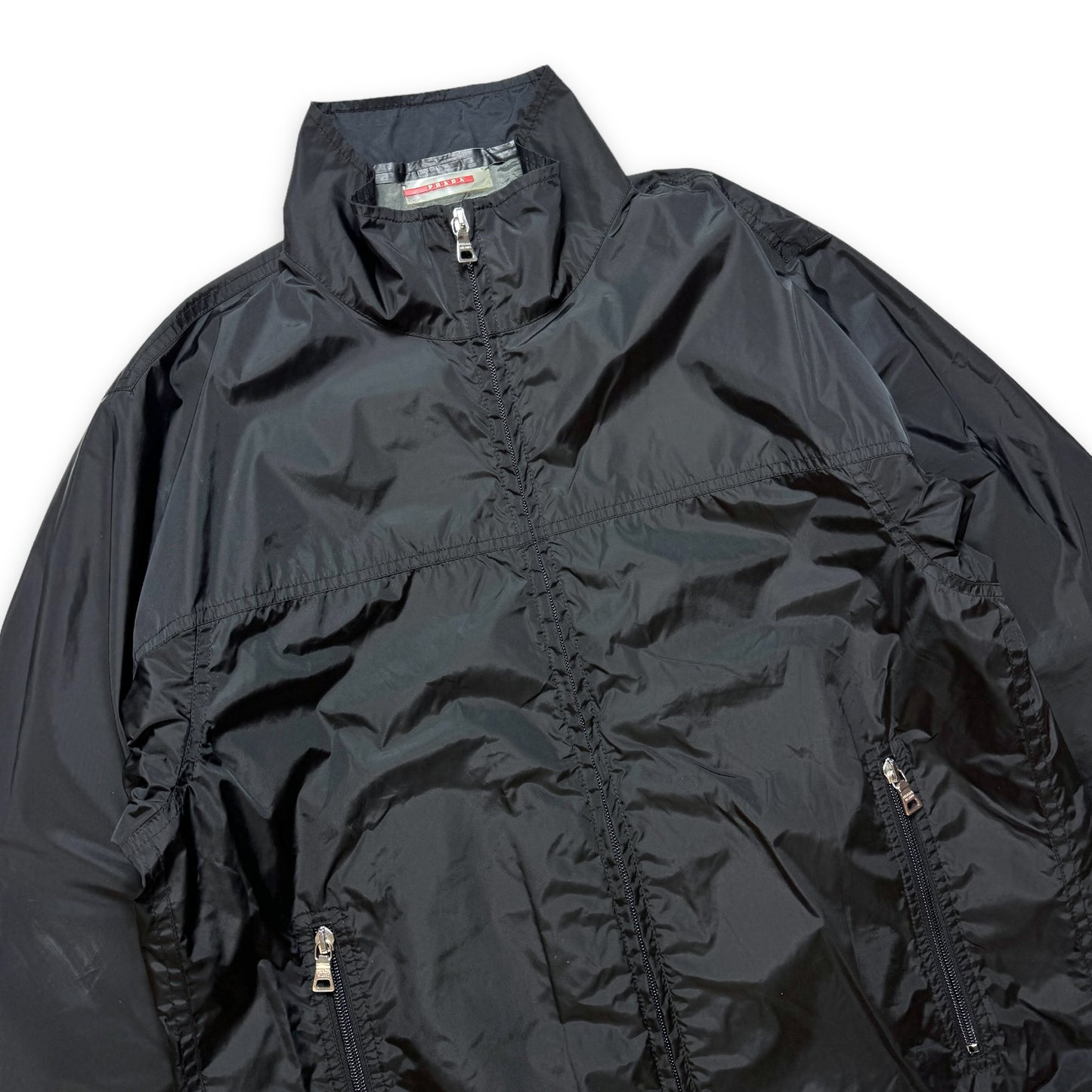Prada Sport Reversible 2in1 Taped Seam Harrington Jacket - Medium