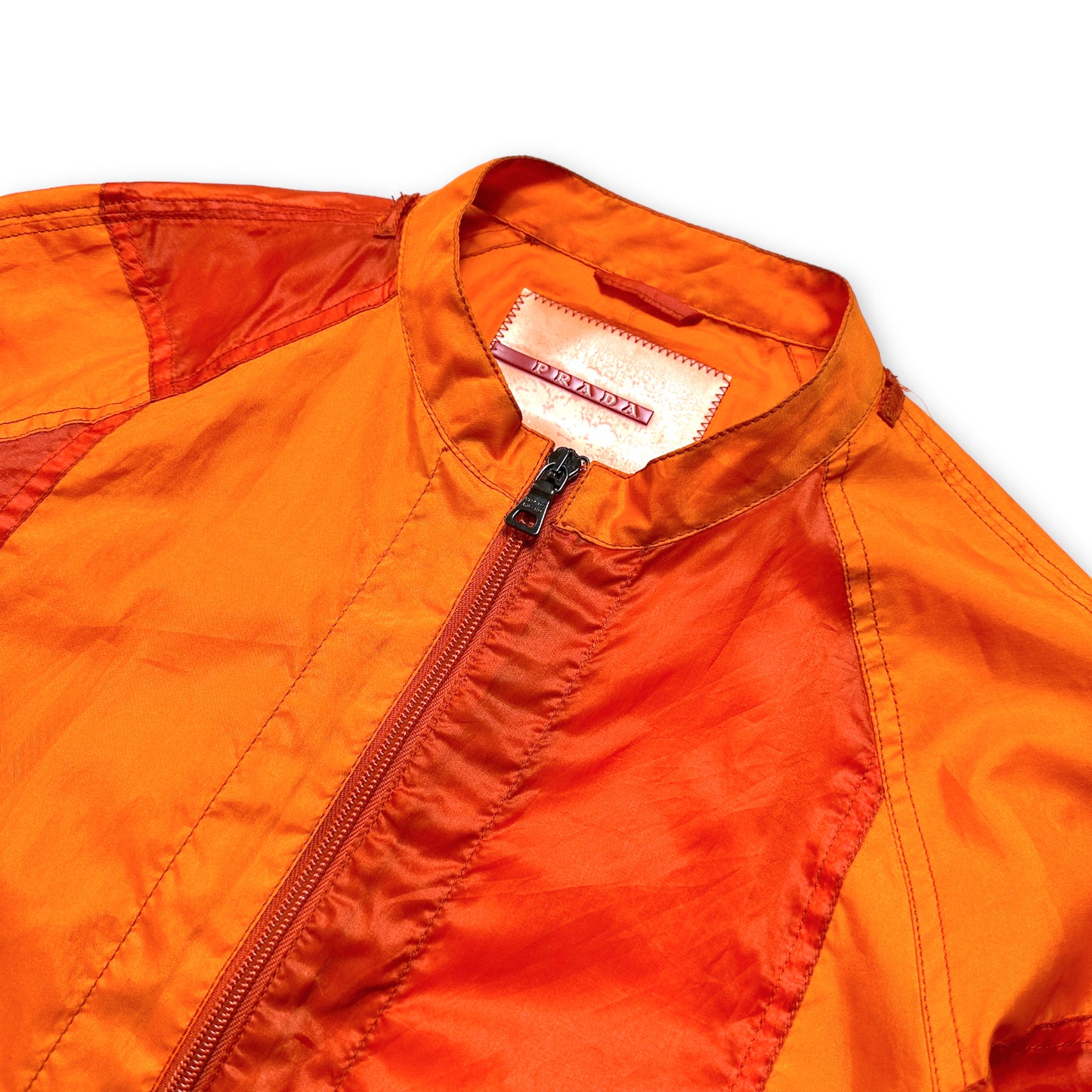 Early 2000's Prada Sport Panelled Semi Transparent Jacket - Medium