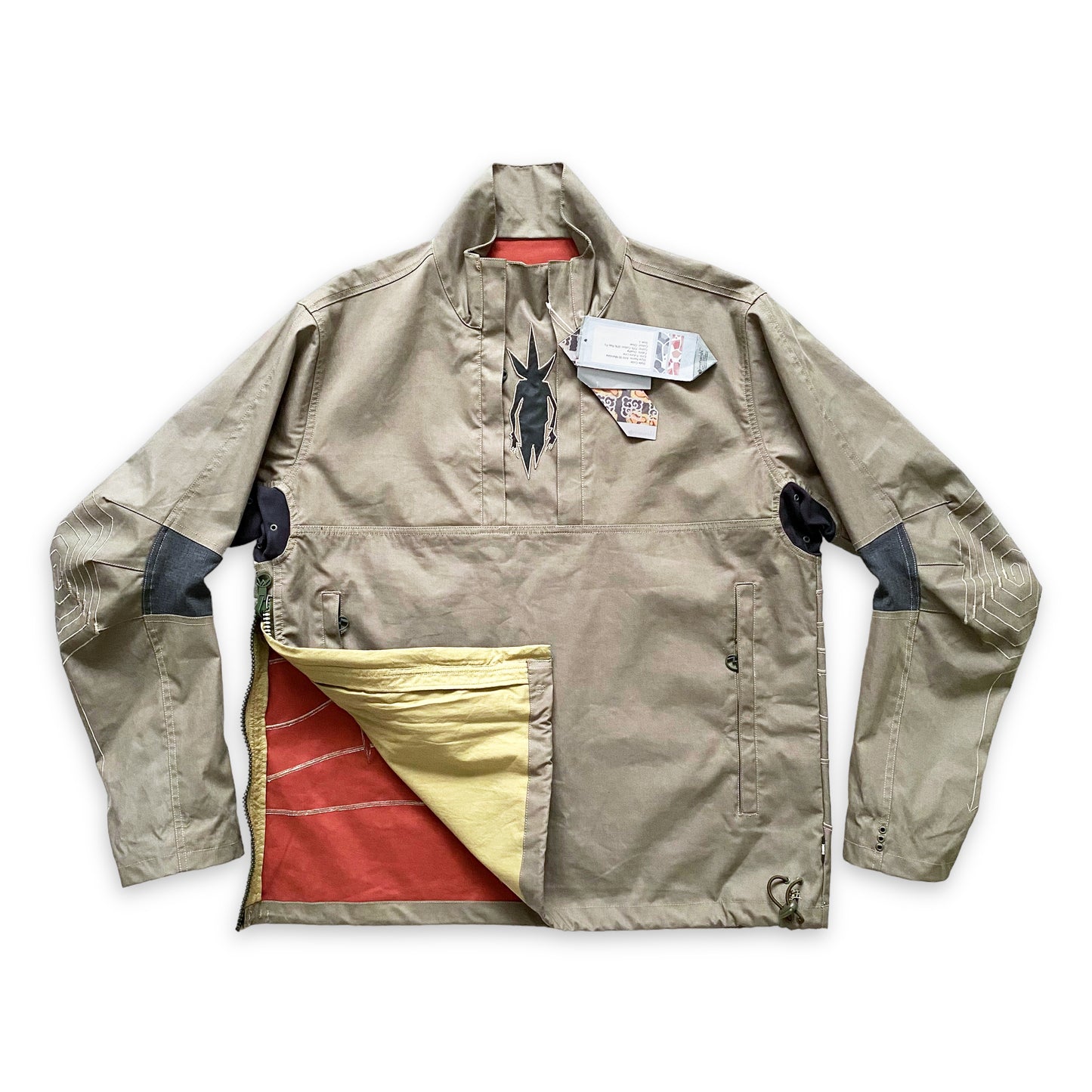 AW00 ' Maharishi x Futura 3M 反射 'Pointman' クォーター ジップ スモック - L