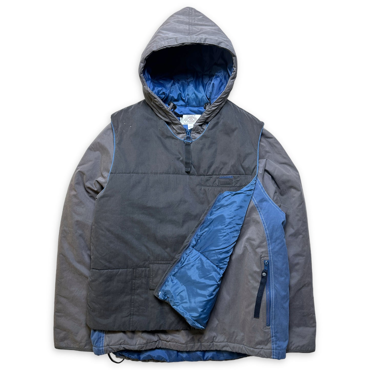 1990's Emporio Armani Padded Pullover Jacket - Extra Large