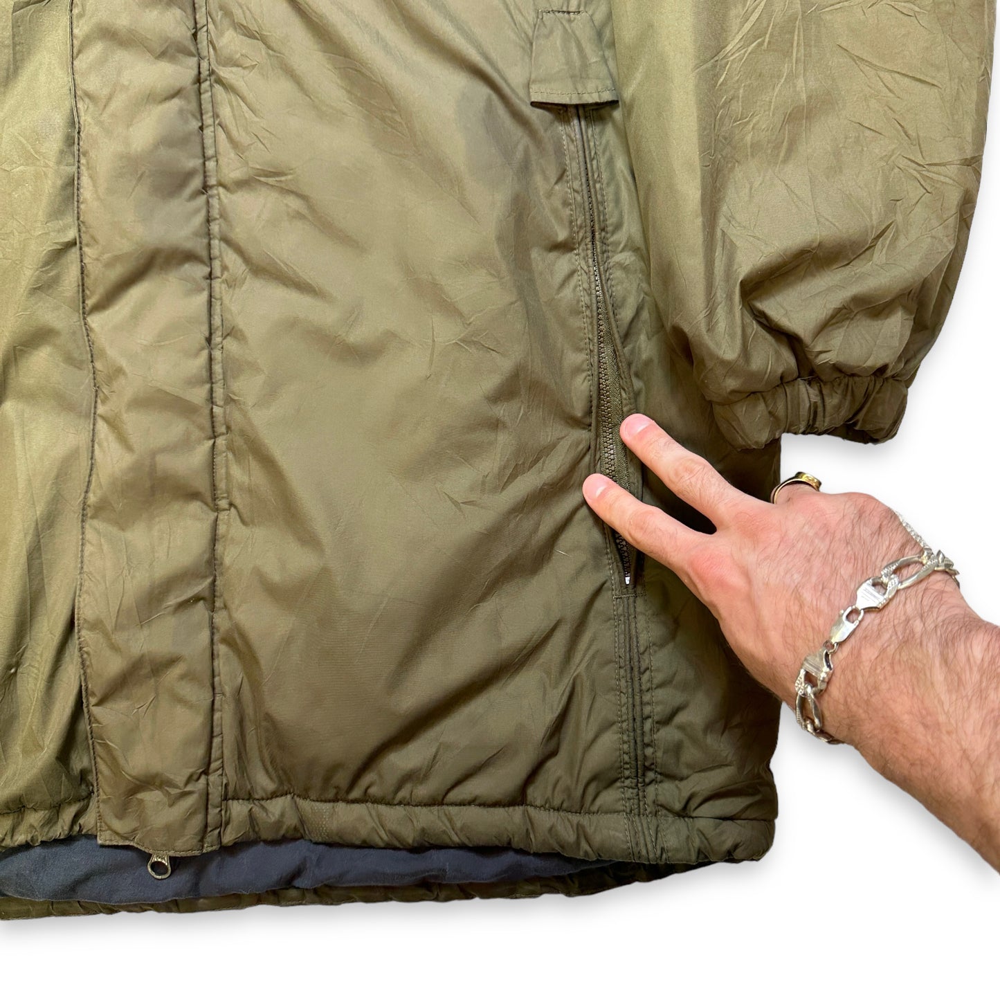 Veste à poche dissimulée rembourrée technique Nike du début des années 2000 - Extra Large
