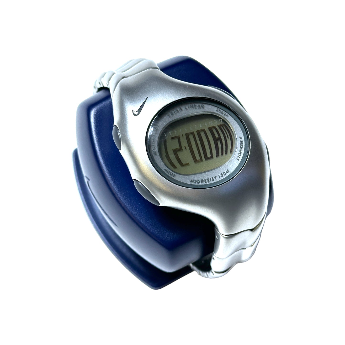 Early 2000’s Nike Stainless Steel Triax Linear Analog Watch