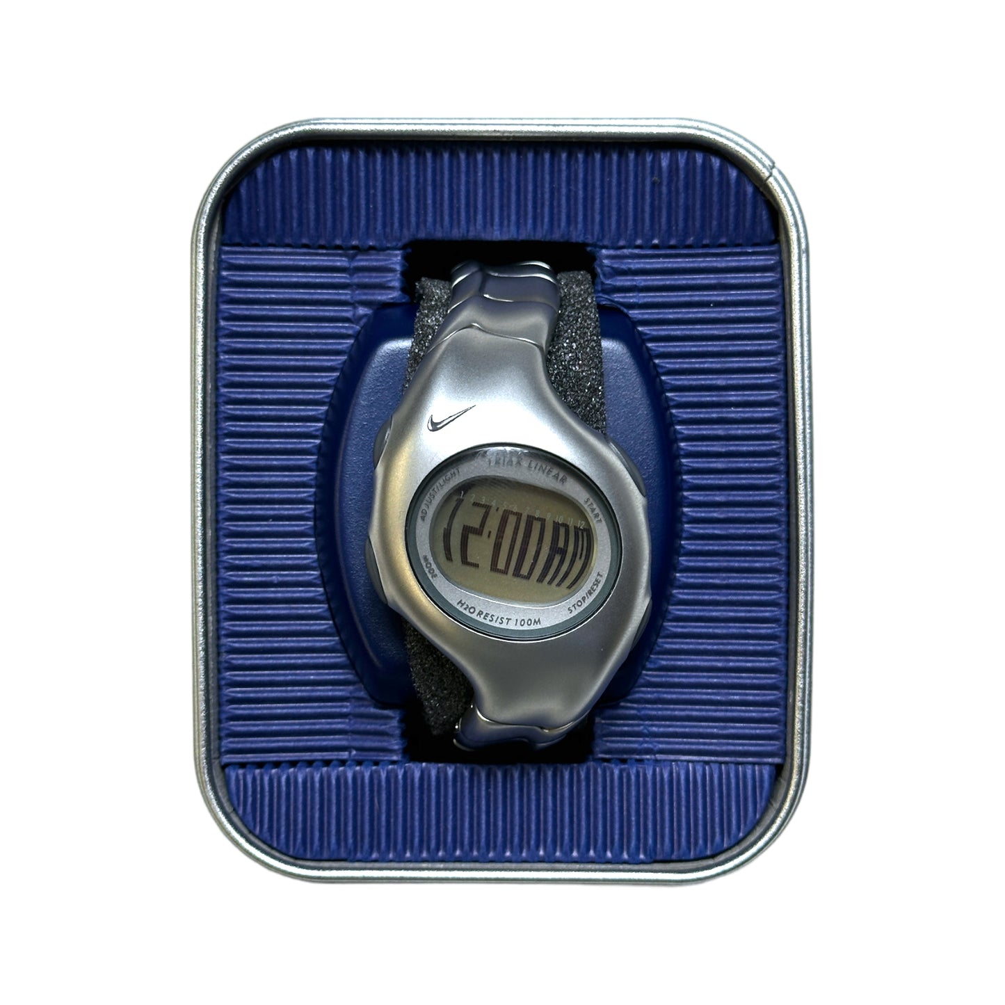 Early 2000’s Nike Stainless Steel Triax Linear Analog Watch