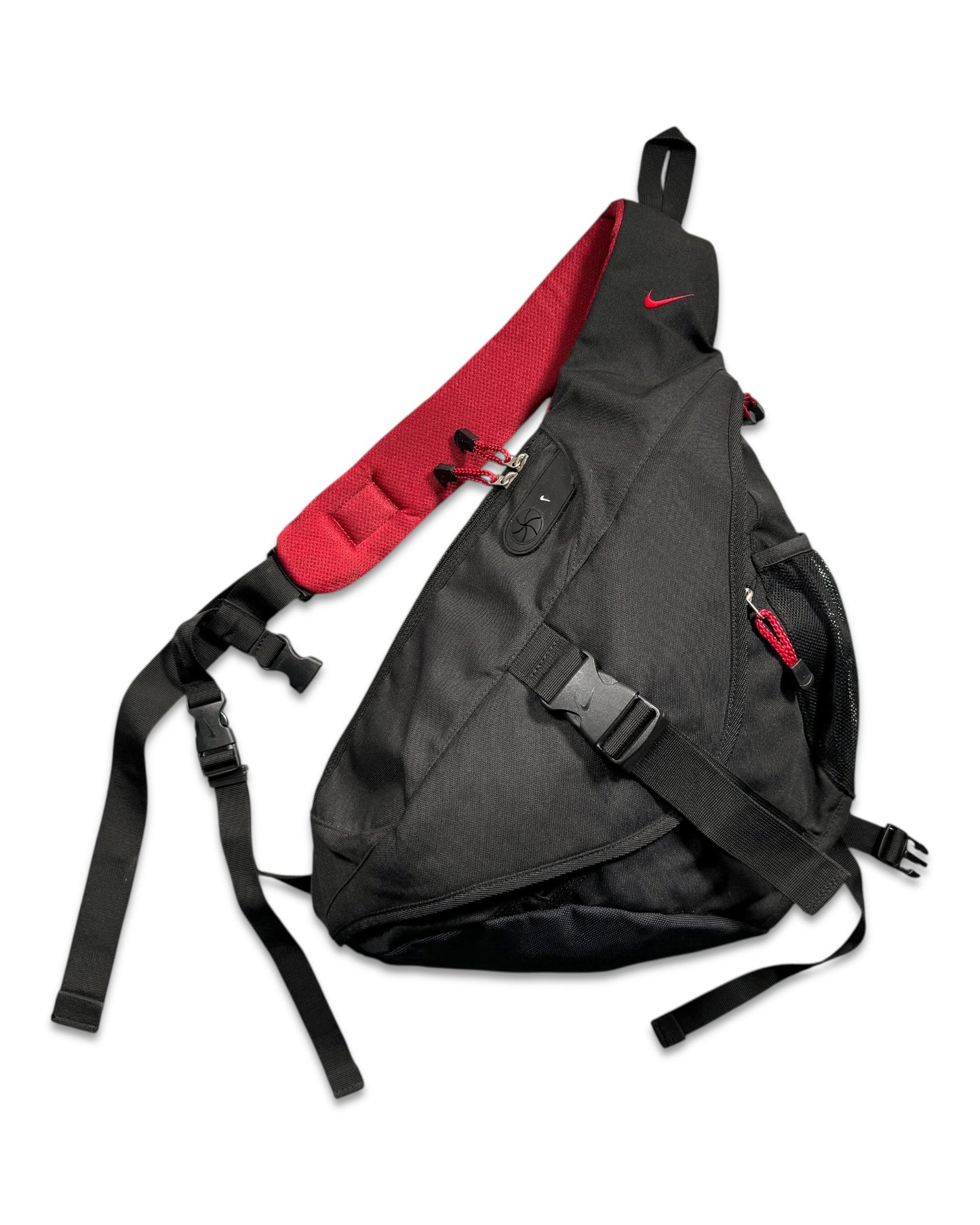 Early 2000's Nike Red/Black Tri-Harness Bag