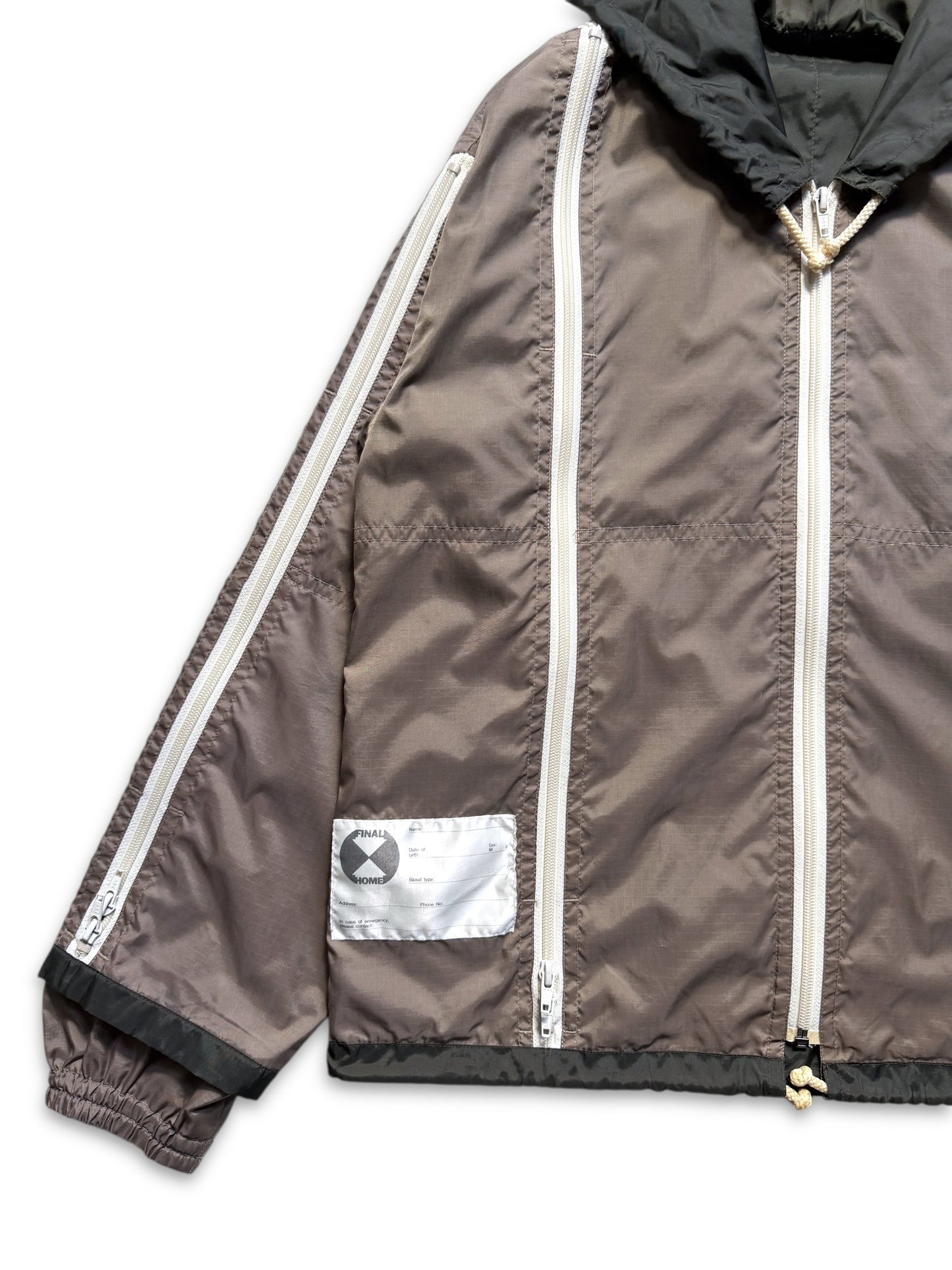 1990's Final Home Brown Survival Hooded Jacket